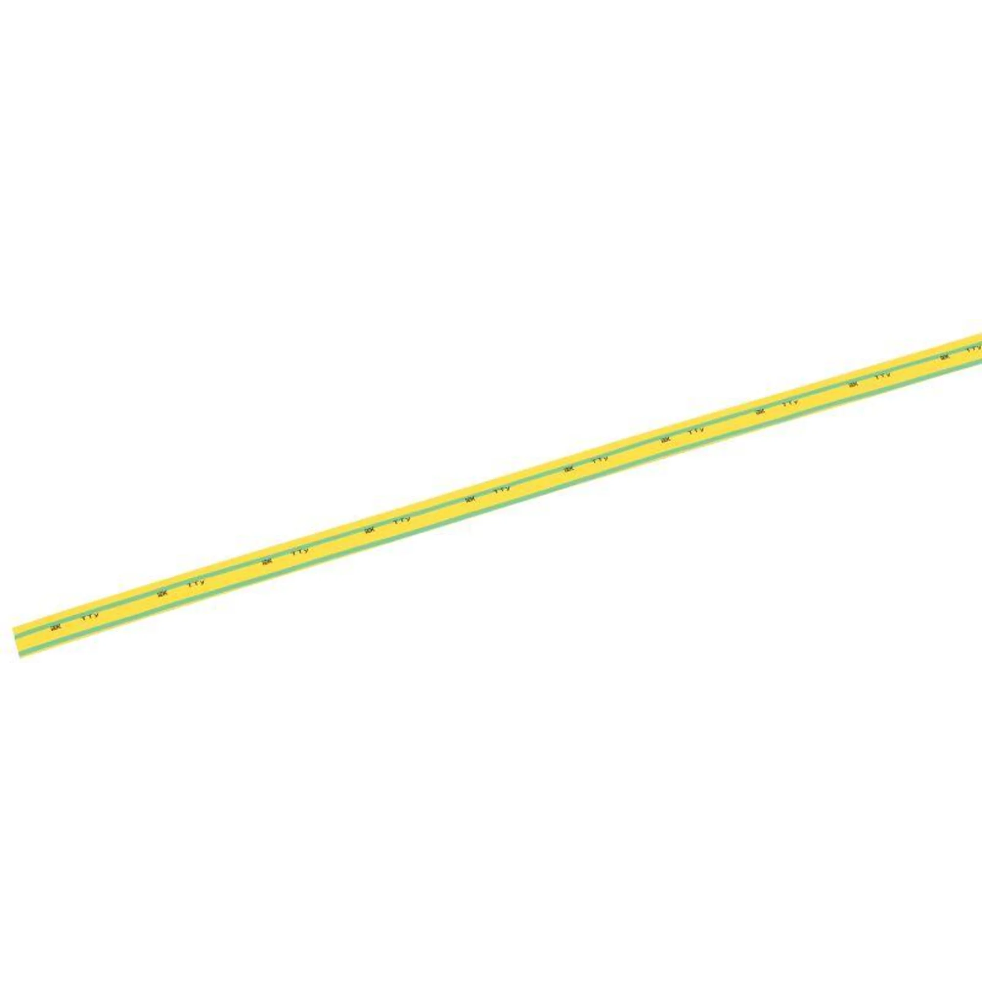 Трубка термоусадочная ТТУ нг-LS 16/8 желт./зел. 1м IEK UDRS-D16-1-K52