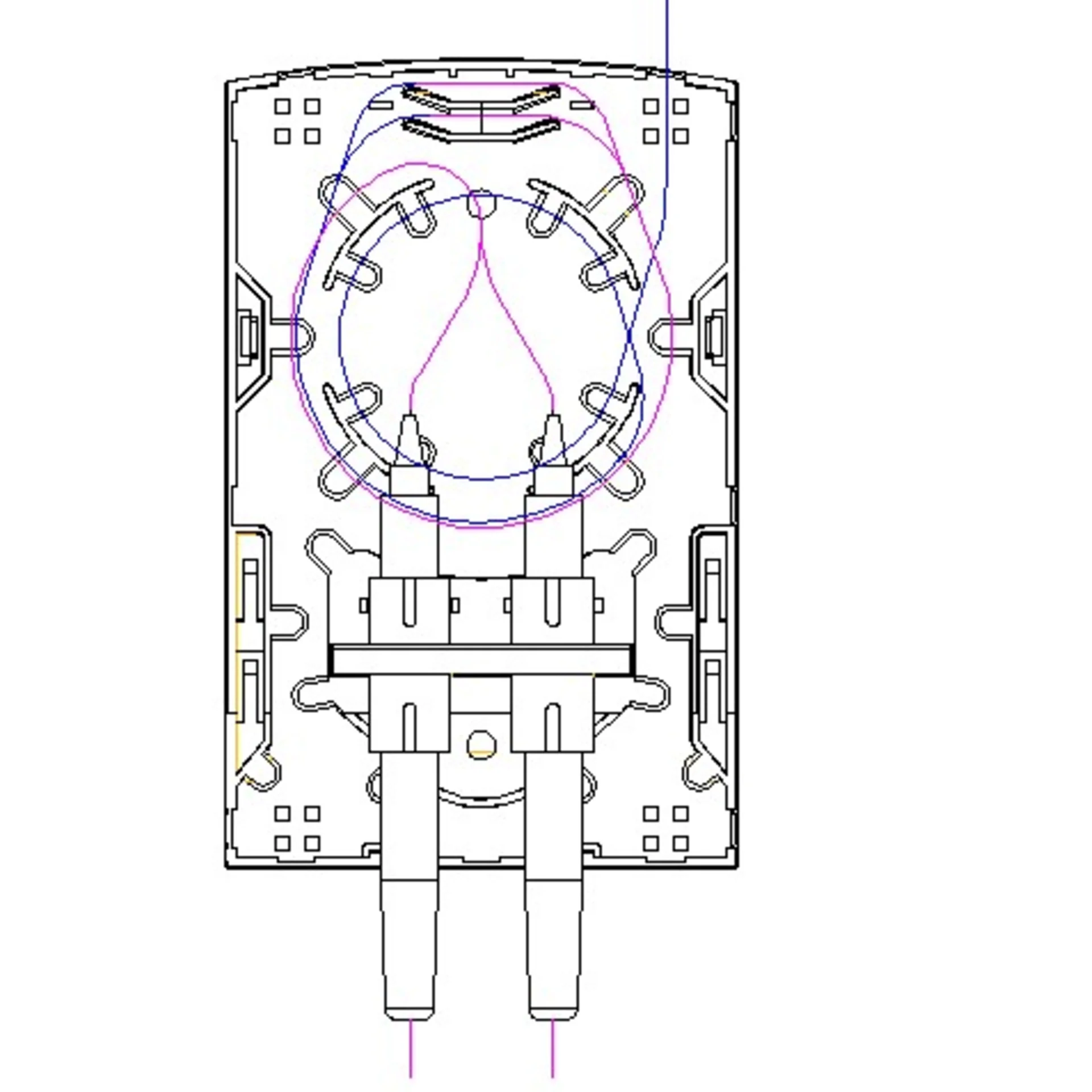 Розетка оптическая SNR-FTB-02F