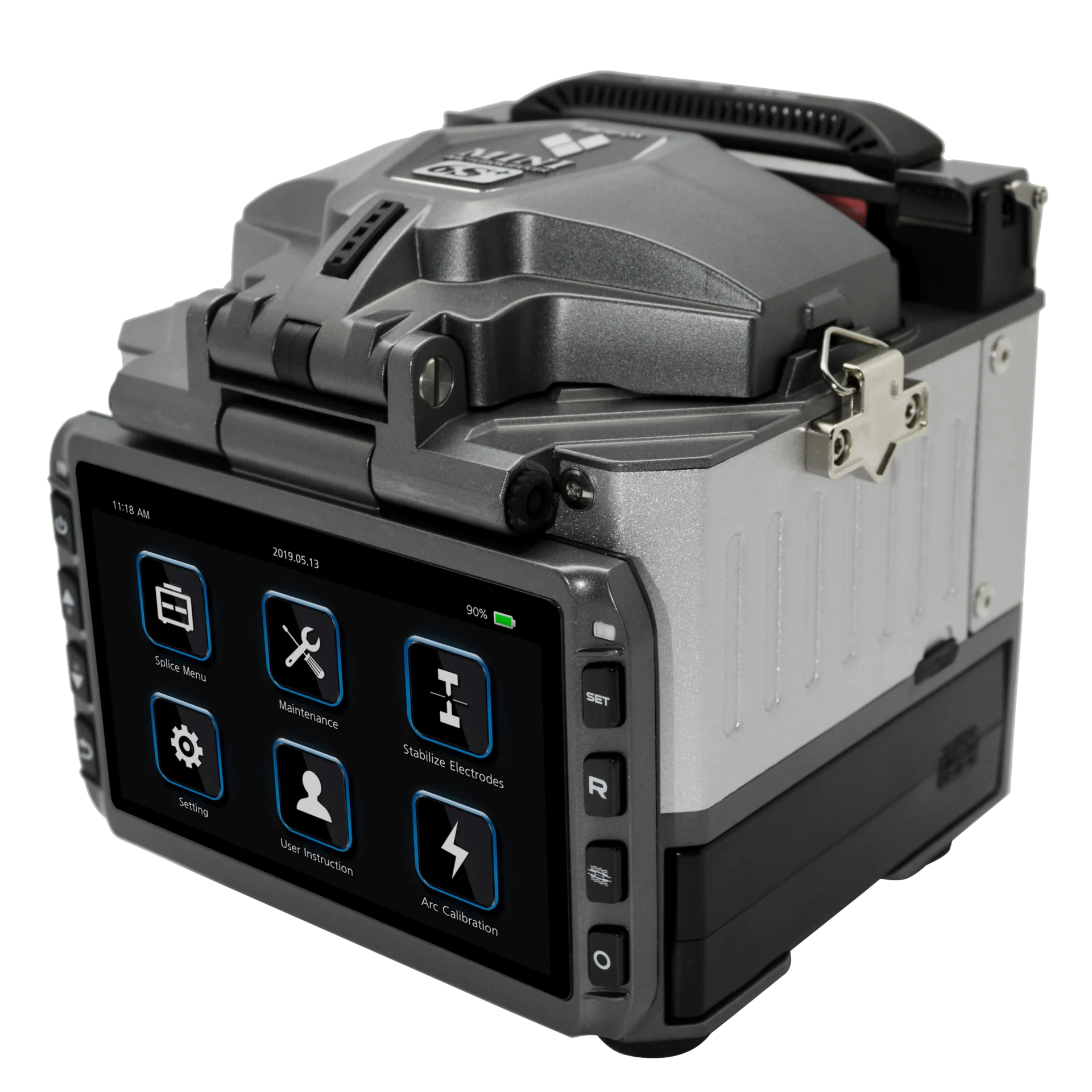 Автоматический сварочный аппарат FiberFox Mini 5C+ Premium, комплект со скалывателем Mini-50GB+