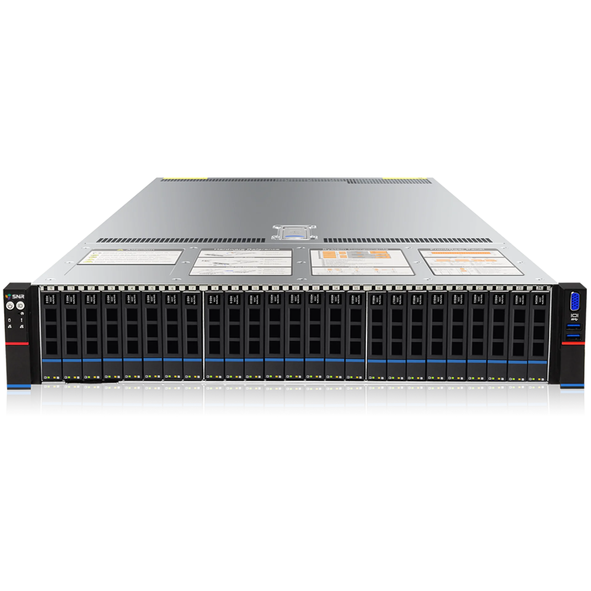 Серверная платформа SNR-SR2425RE, 2U, AMD EPYC Gen4, DDR5, 25xSATA/SAS, резервируемый БП