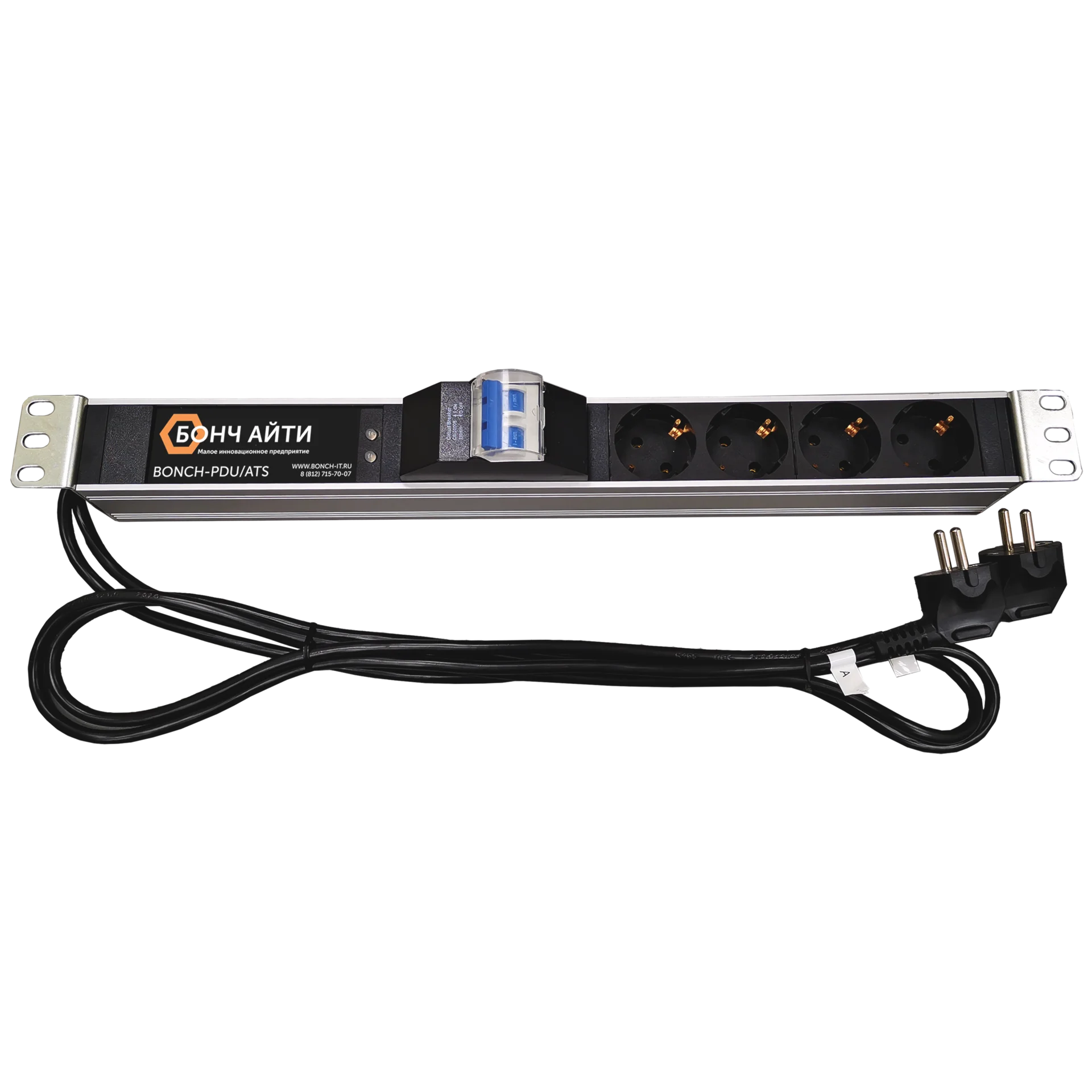 Блок розеток с АВР BONCH-ATS/PDU 8A-4S-Av-S/S