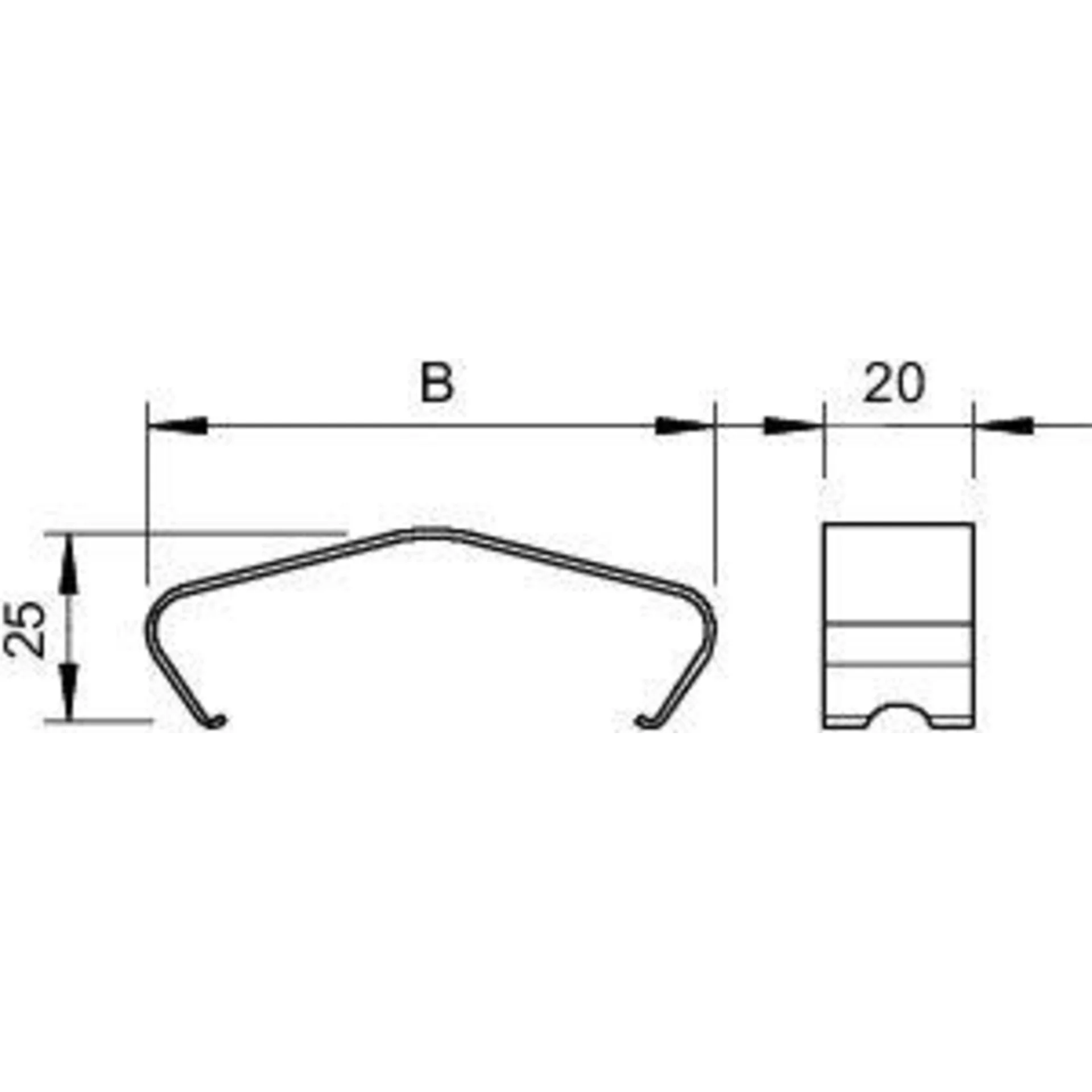 Фиксатор крышки DKL 60 VA4310 OBO 6065538