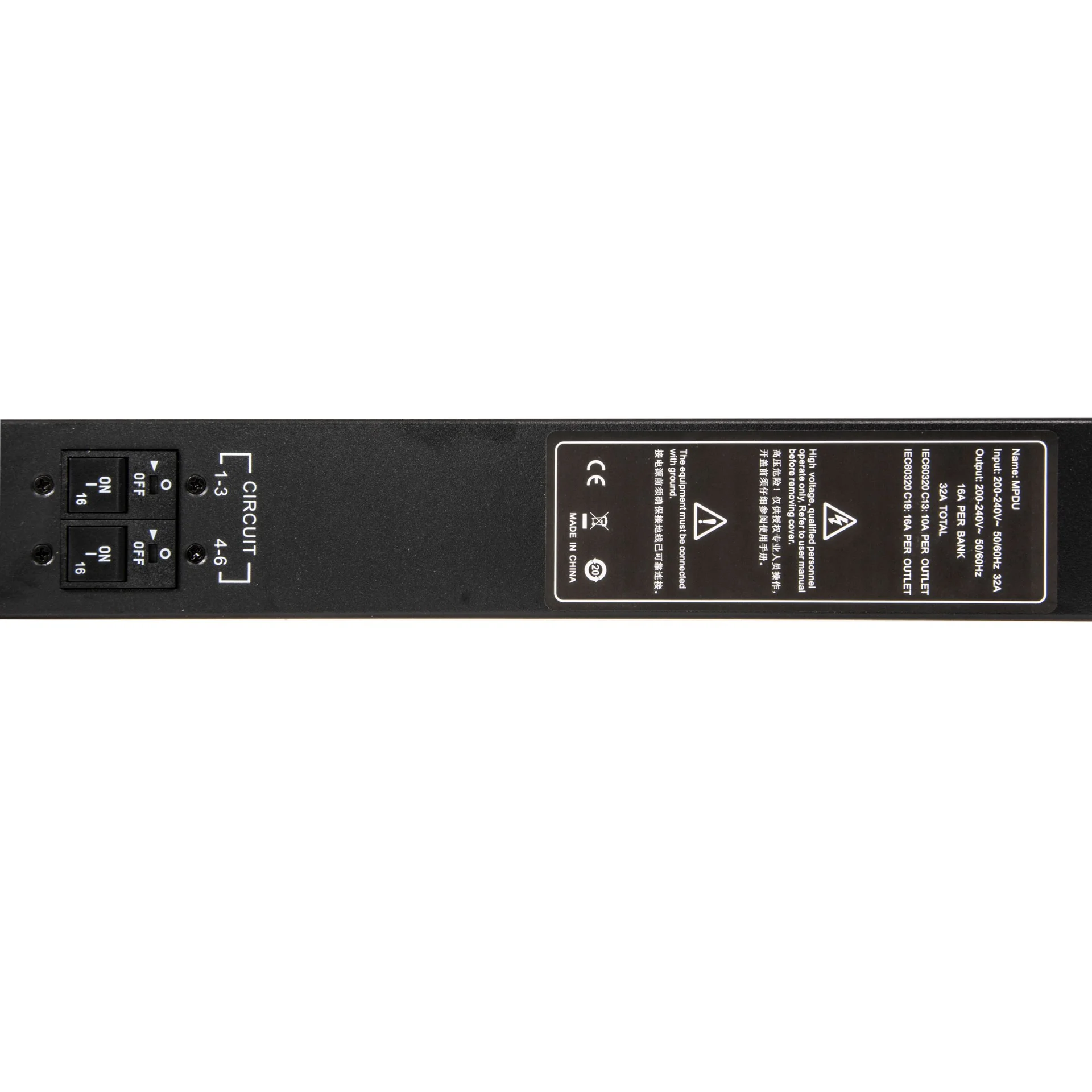 Блок розеток с функцией измерения серия STD, 42xC13, вход IEC60309 32A (2P+PE)