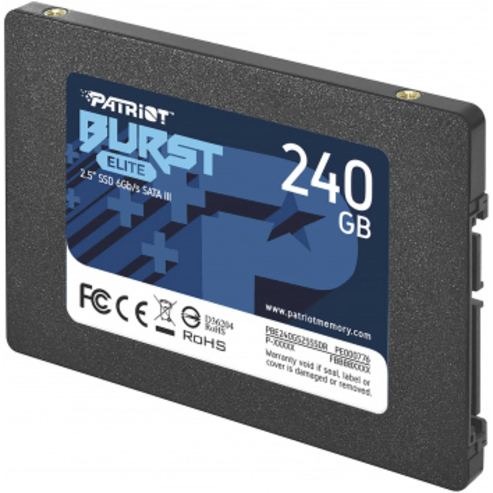 Накопитель SSD Patriot SATA-III 240GB PBE240GS25SSDR Burst Elite 2.5"