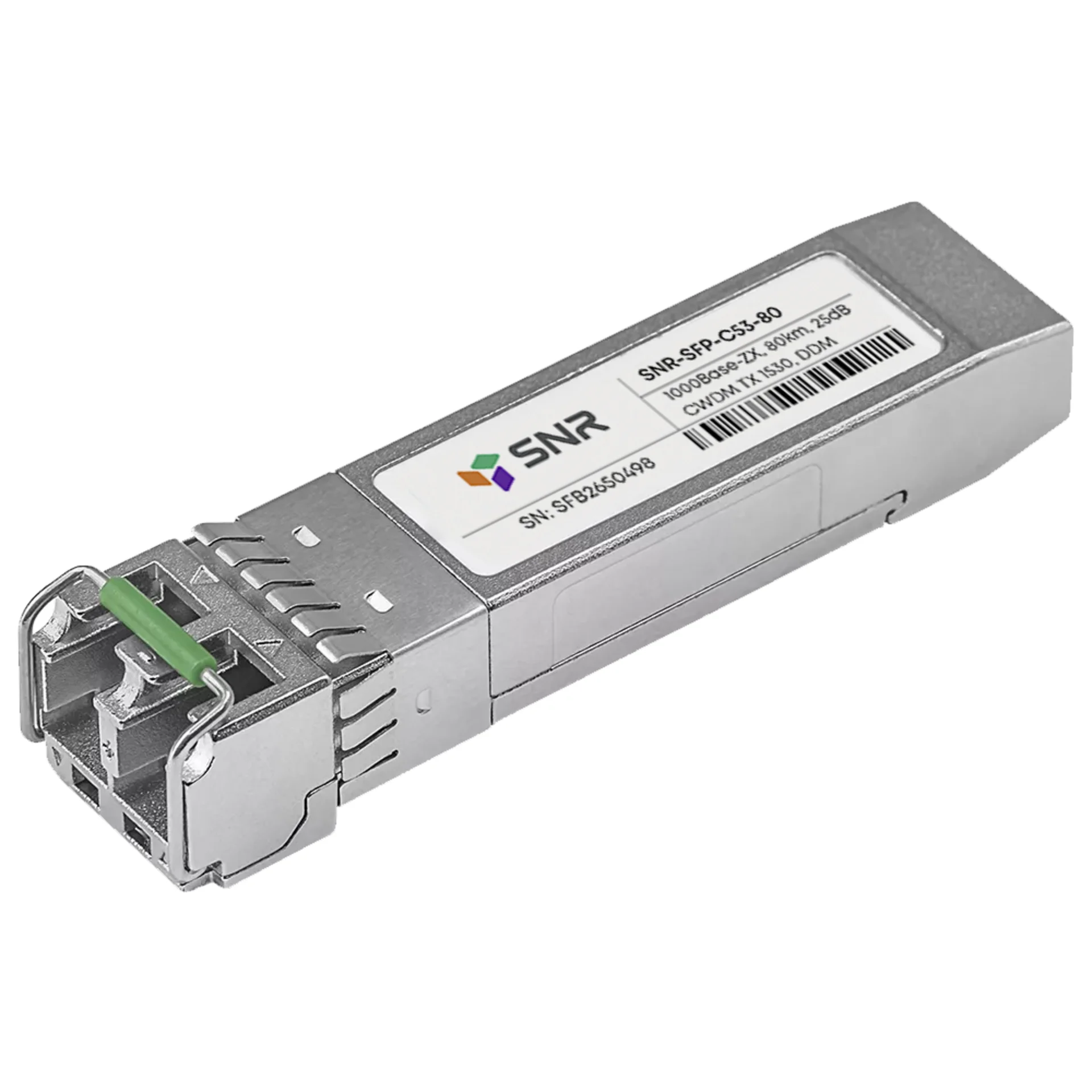 Модуль SFP CWDM оптический, дальность до 80км (25dB), 1530нм