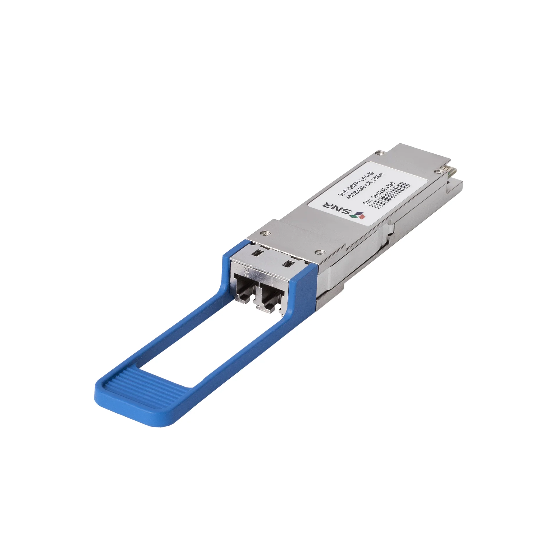 Двухволоконный модуль, QSFP+ 40GBASE-LR4, разъем LC, дальность до 20км