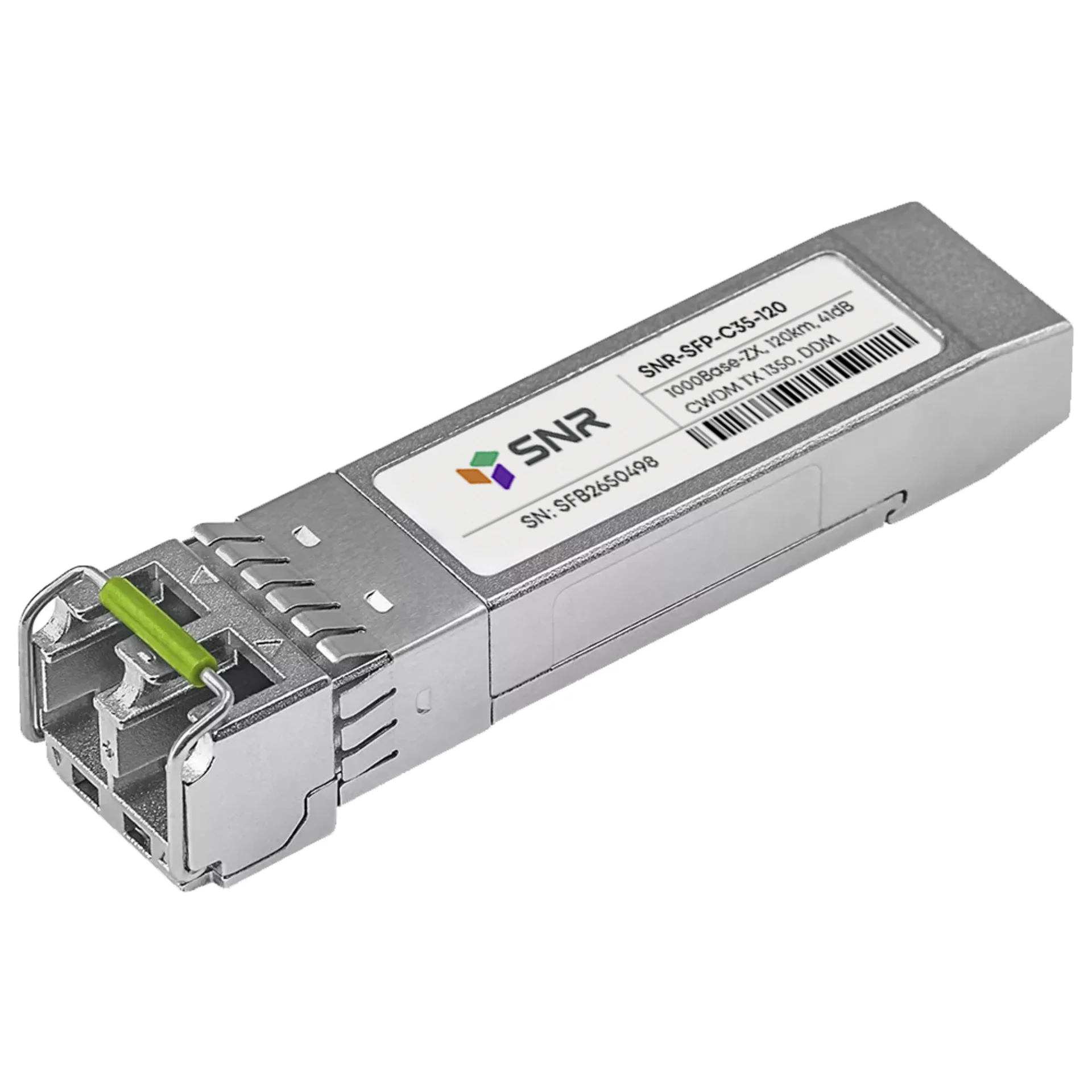 Модуль SFP CWDM оптический, дальность до 120км (41dB), 1350нм