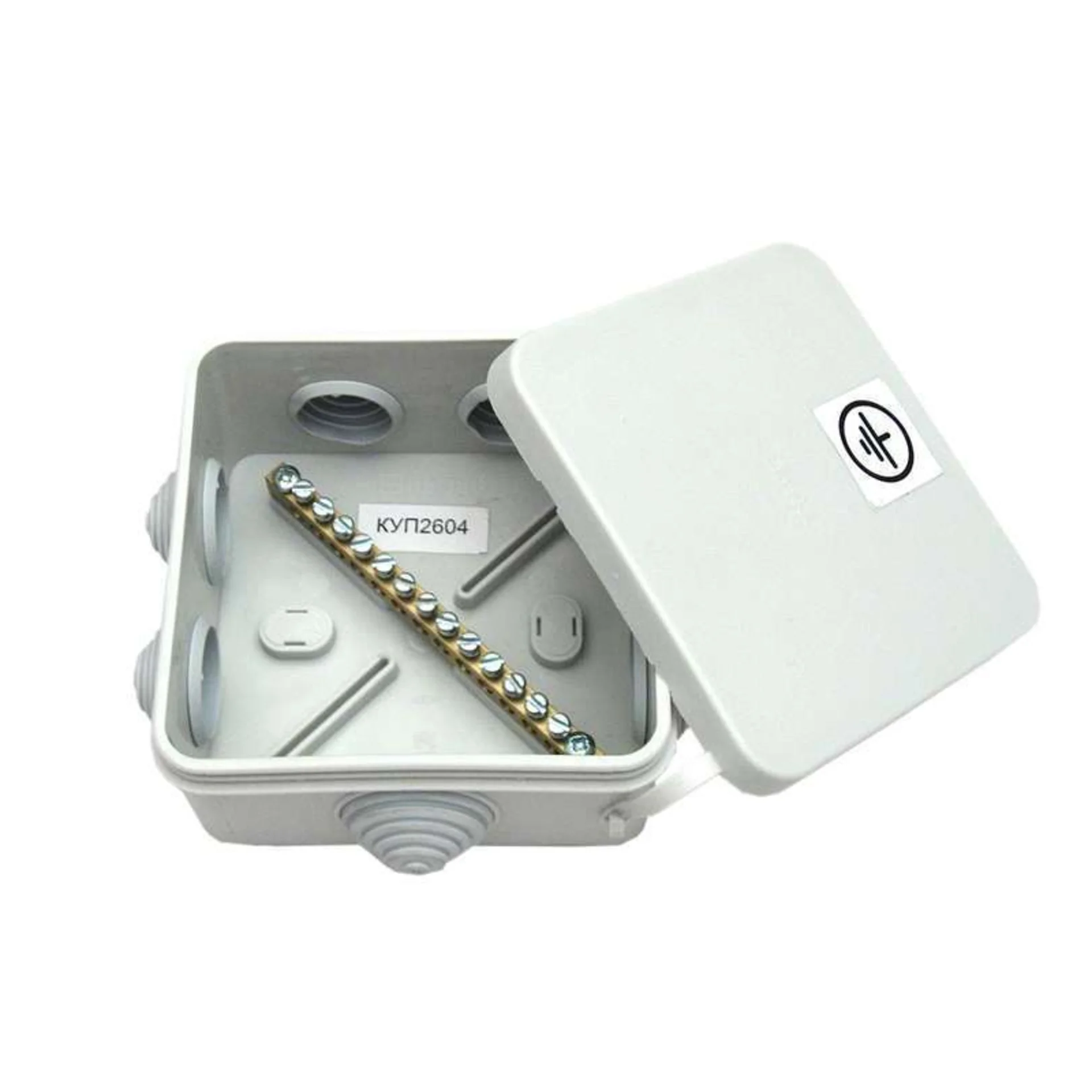 Коробка распределительная ОП 100х100х50мм IP55 для уравн. потенциалов HEGEL КУП2604-И