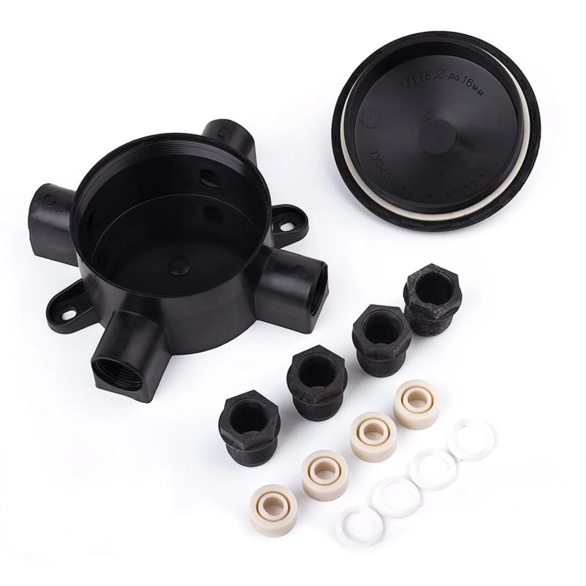 Коробка распределительная ОП 4-х рожк. У-409 полиамид ПЭМИ 43Б16А4094