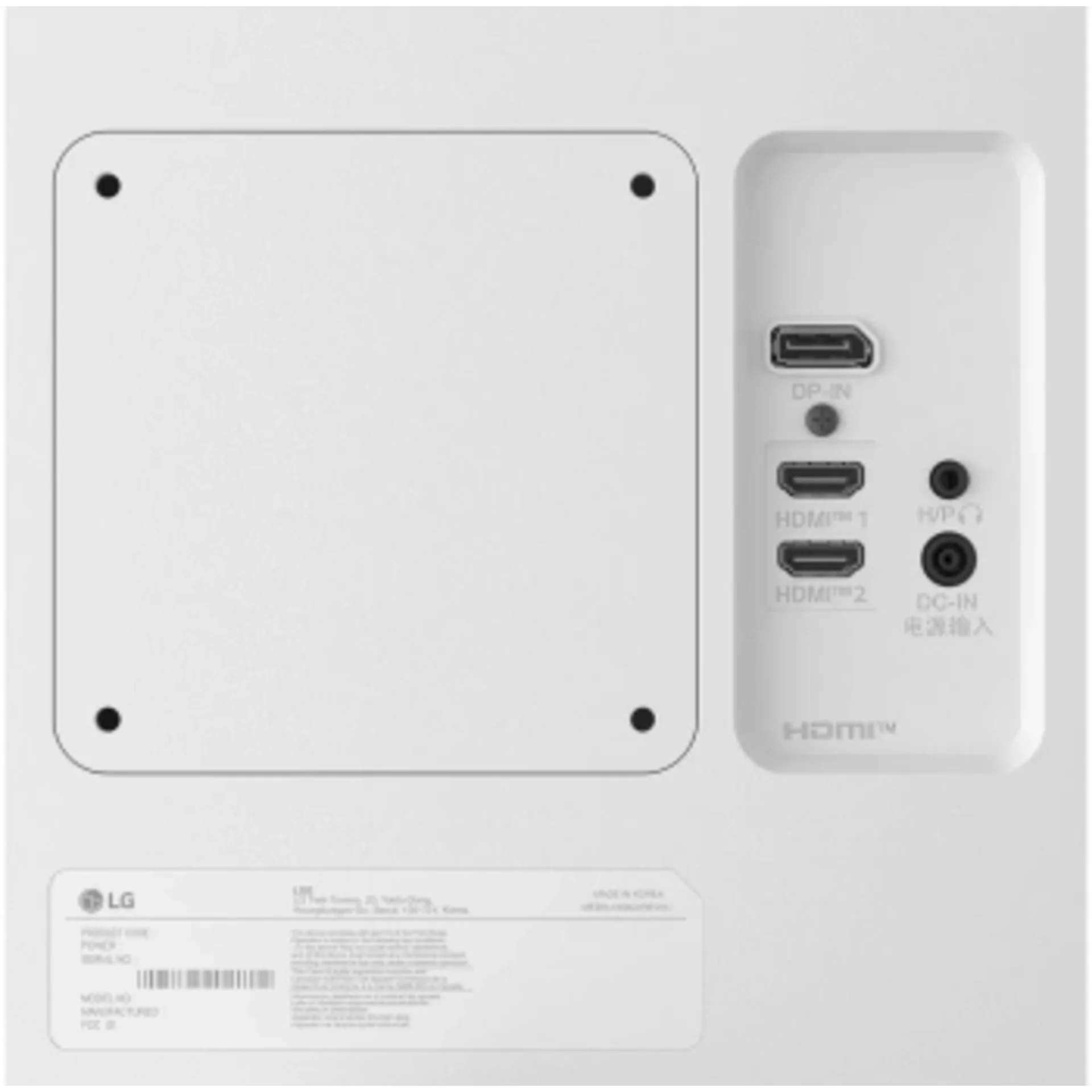 Монитор LG 27" UltraFine 27US500-W белый IPS LED 16:9 HDMI матовая Piv 1000:1 300cd 178гр/178гр 3840