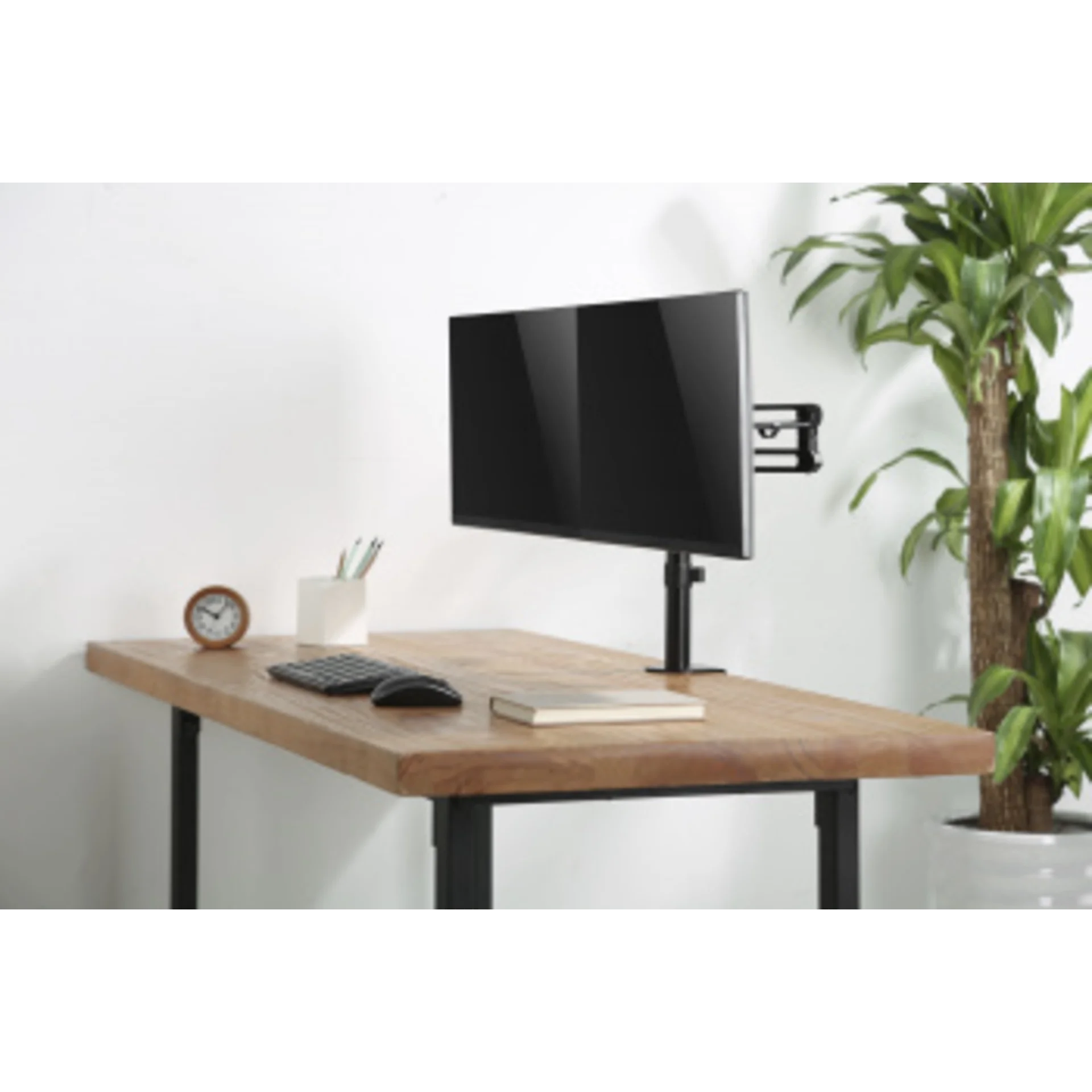 Кронштейн для мониторов Ultramounts UM737 черный 17"-32" макс.8кг крепление к столешнице поворот и н