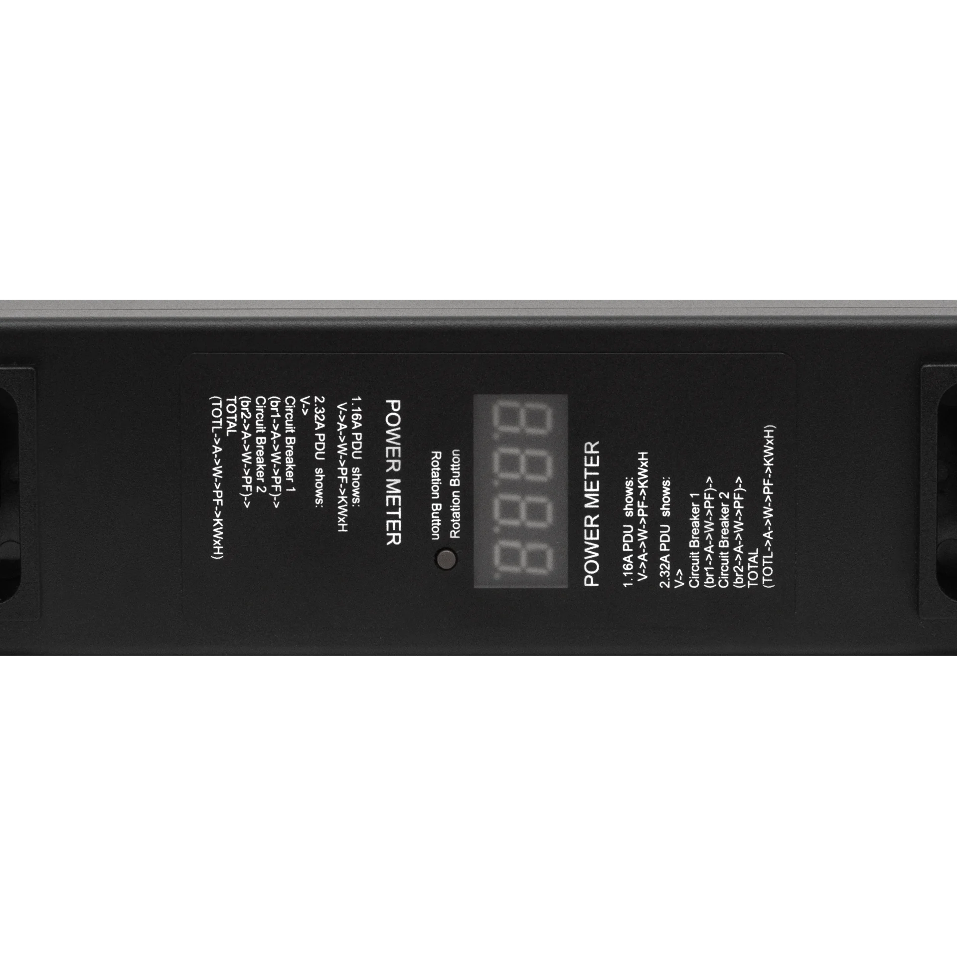 Блок розеток с функцией измерения серии IEX тип PM на 24хIEX (C13/C19), шнур питания 3м с вилкой IEC 60309 16A 1P+N+E