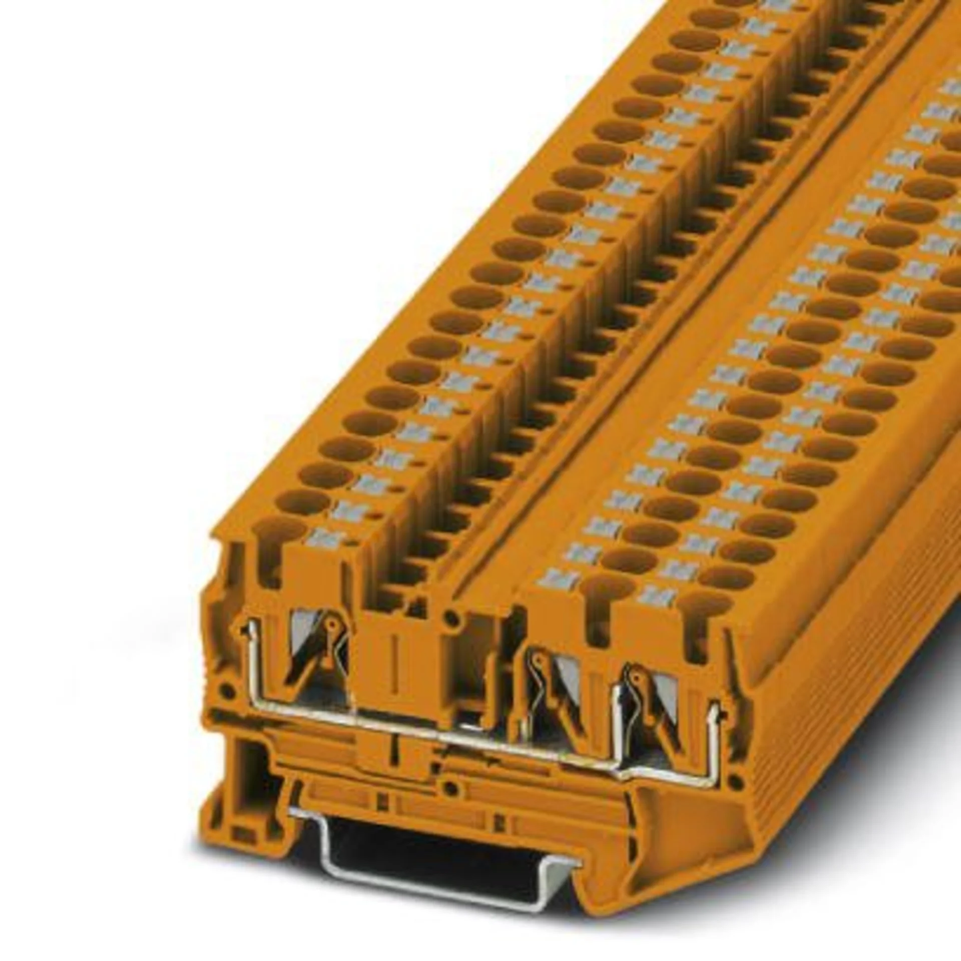 Проходные клеммы PT 4-TWIN Тип подключения: Зажимы Push-in, Сечение: 0,2 ммІ - 6ммІ, AWG: 24 - 10, Ширина: 6,2 мм, Цвет: серый, Тип монтажа: NS 35/7,5