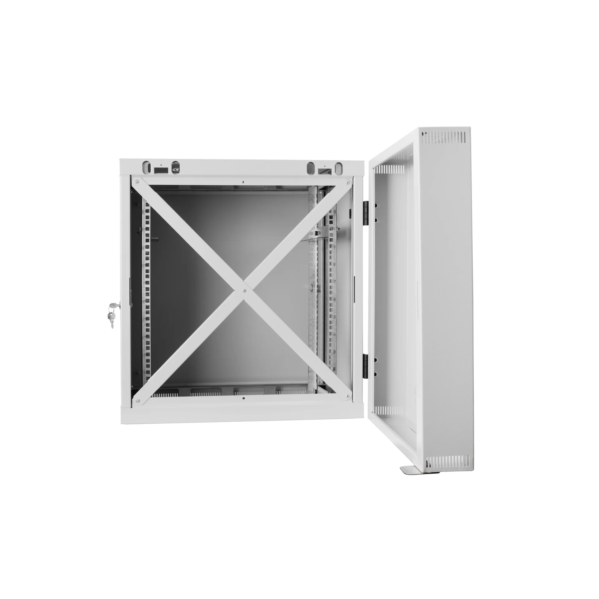 Шкаф телекоммуникационный настенный 12U, 600х550х635мм двухсекционный