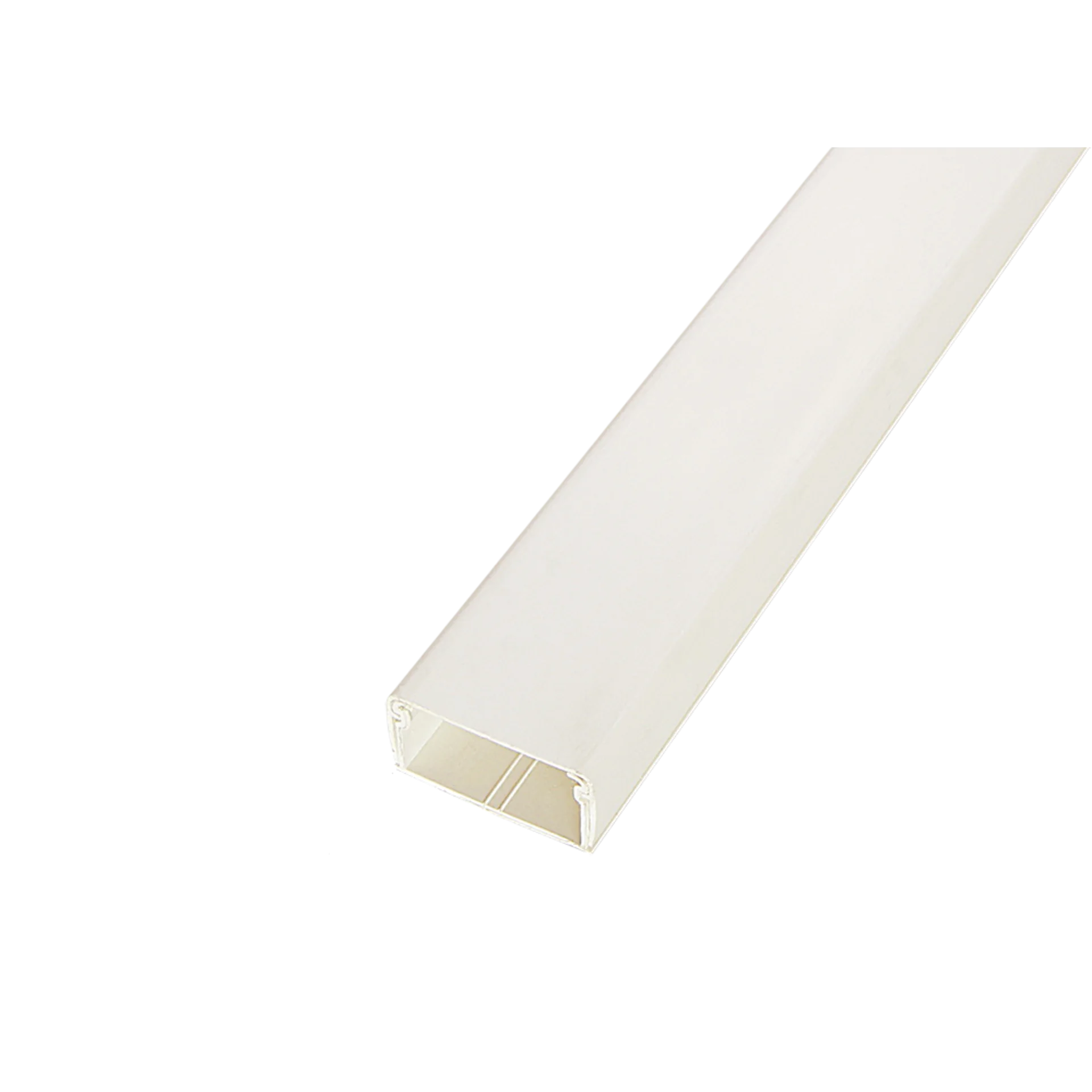 Кабельный канал 40х20х2000мм с перегородкой (белый)