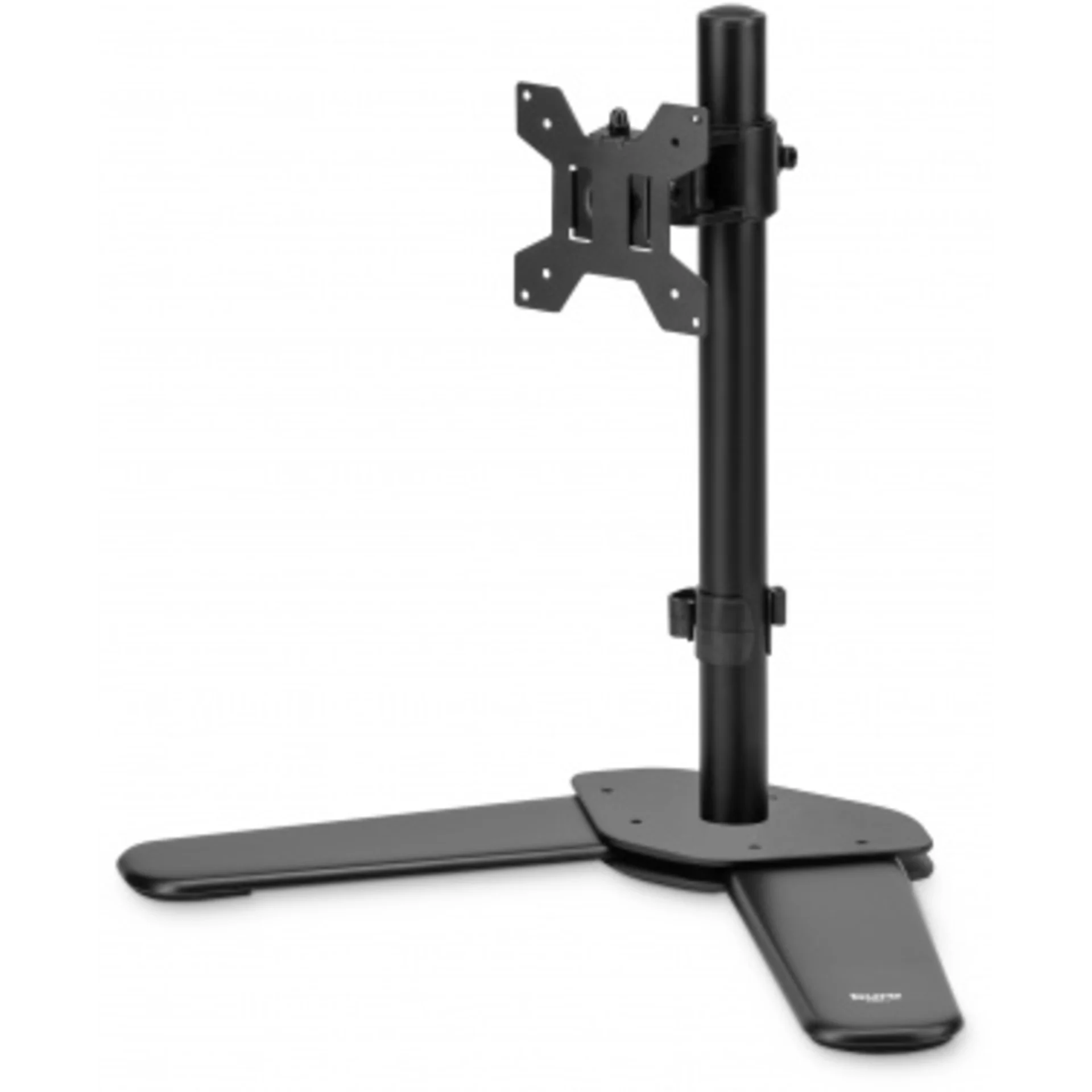 Кронштейн для мониторов ЖК Buro M071 черный 15"-32" макс.8кг крепление к столешнице поворот и наклон