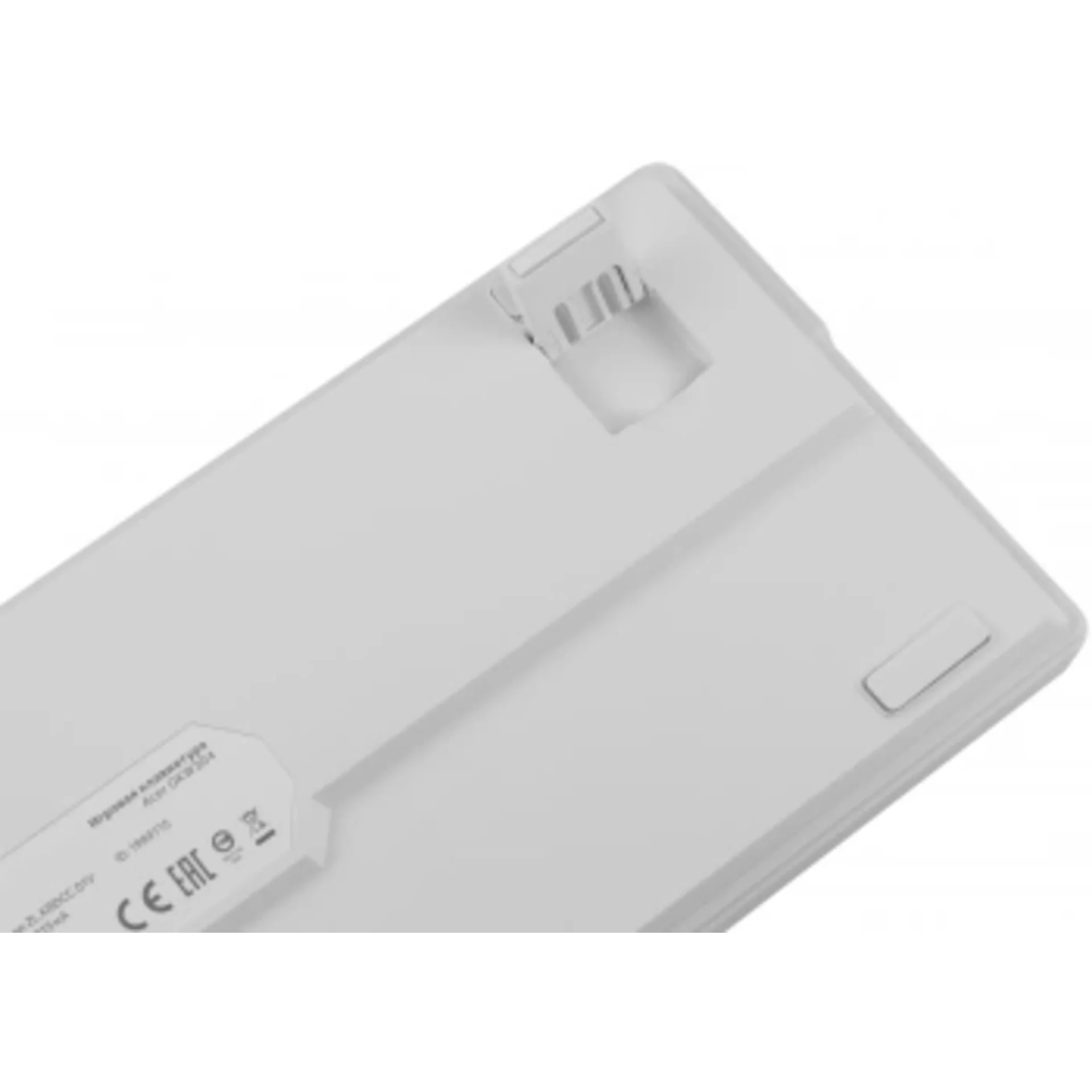 Клавиатура Acer OKW304 механическая белый USB Multimedia for gamer LED (ZL.KBDCC.01V)