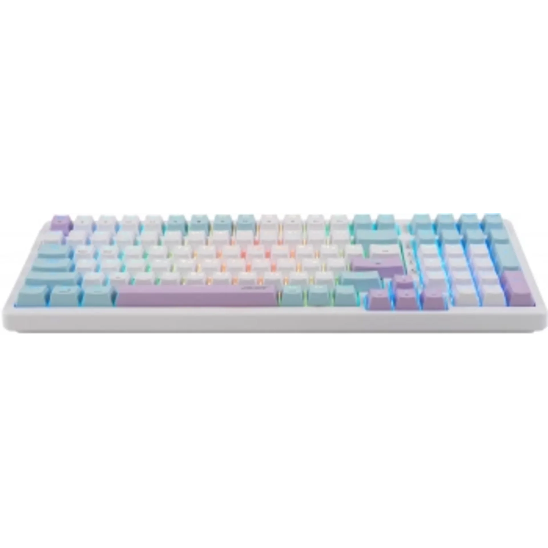 Клавиатура Acer OKW304 механическая белый USB Multimedia for gamer LED (ZL.KBDCC.01V)