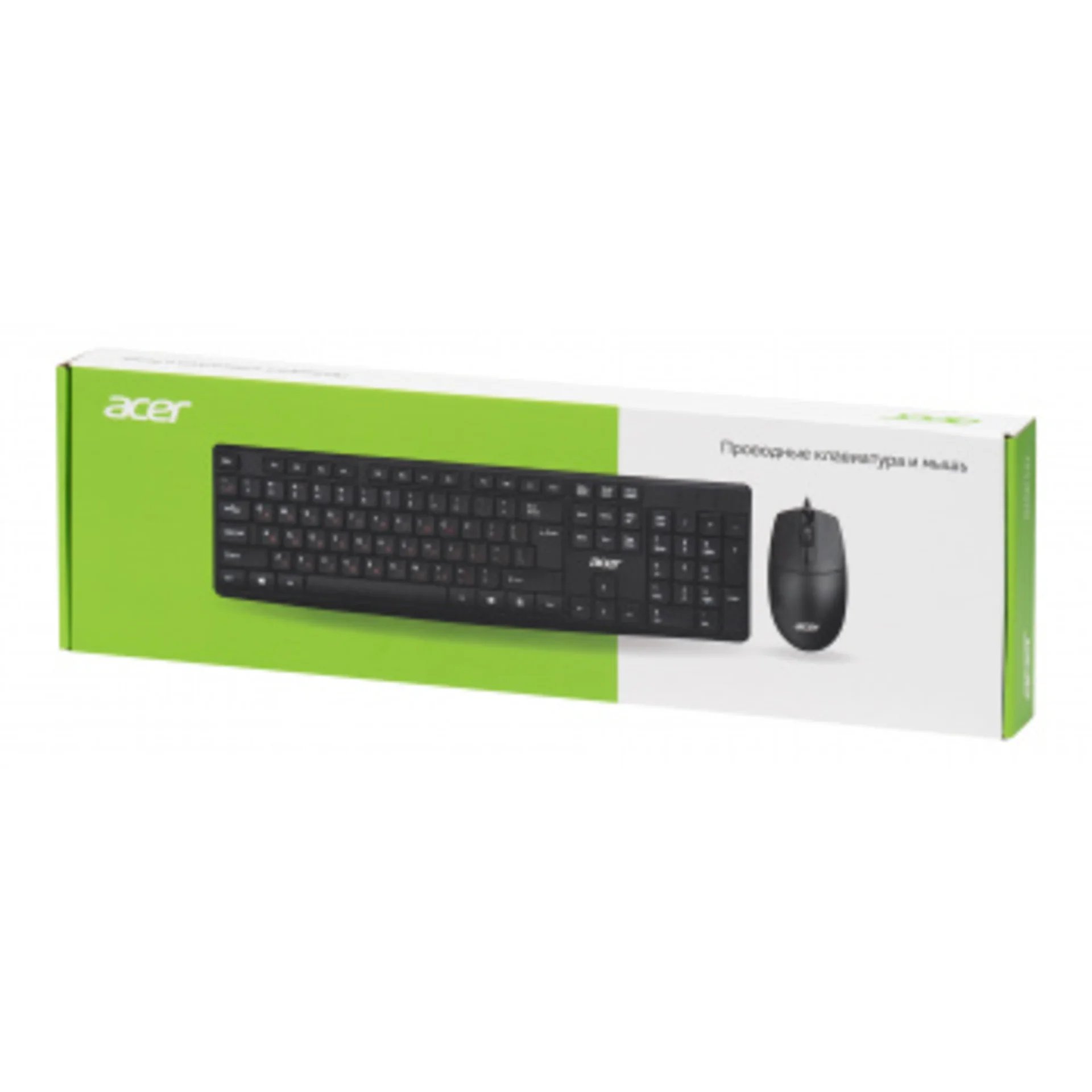 Клавиатура + мышь Acer OMW141 клав:черный мышь:черный USB (ZL.MCEEE.01M)