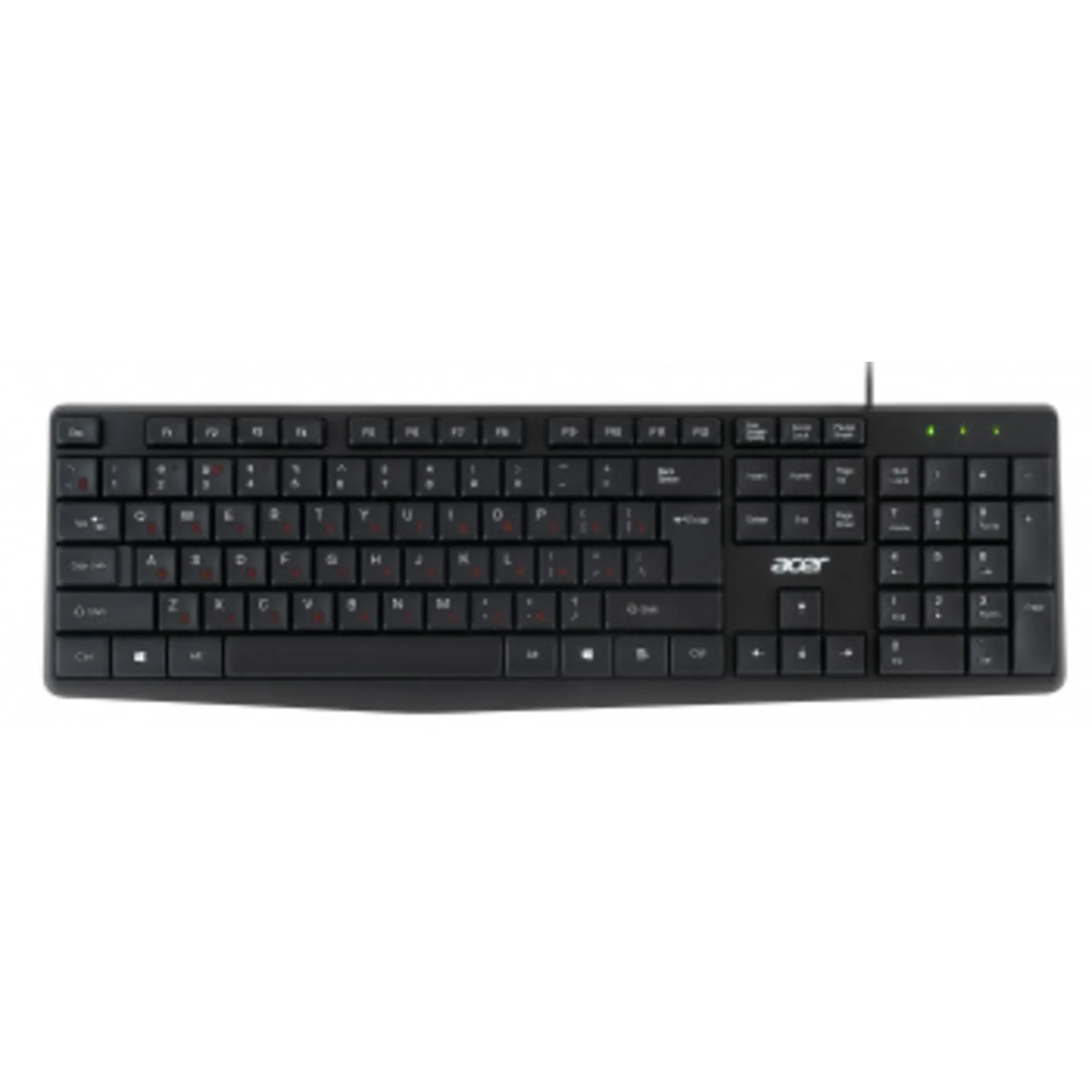 Клавиатура + мышь Acer OMW141 клав:черный мышь:черный USB (ZL.MCEEE.01M)