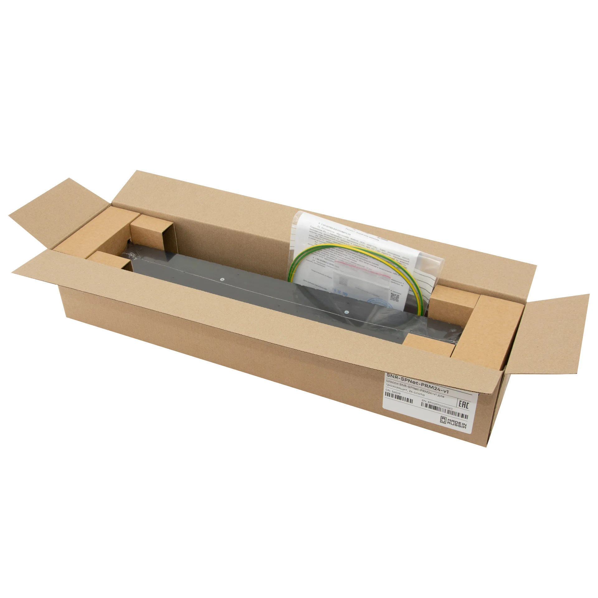 Шасси защиты от импульсных перенапряжений SNR-SPNet-PRM24-V1