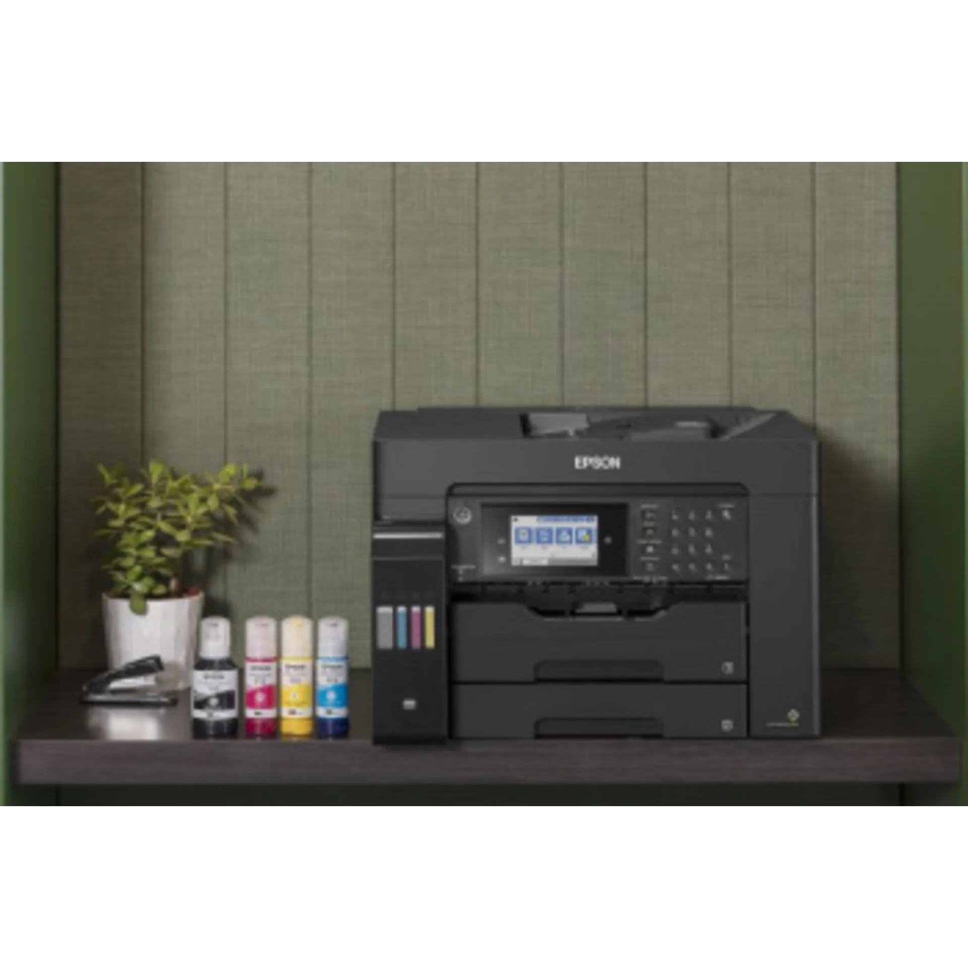 МФУ струйный Epson L15150 (C11CH72404/505/506/403) A3+ Duplex Net WiFi черный