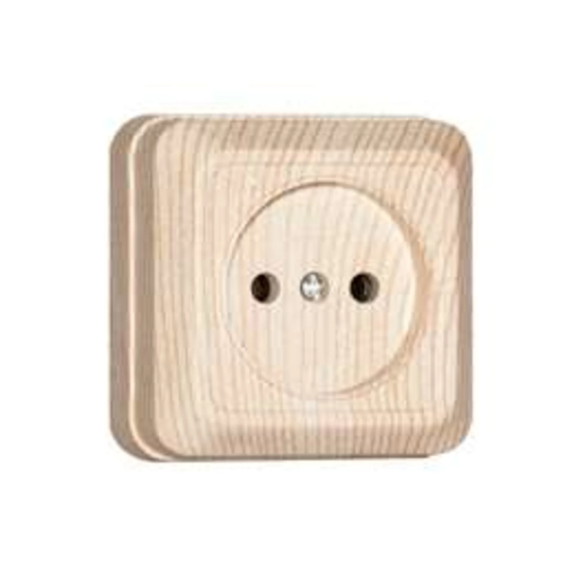 Розетка 1-м ОП Олимп 16А IP20 без заземл. сосна UNIVersal 5560896