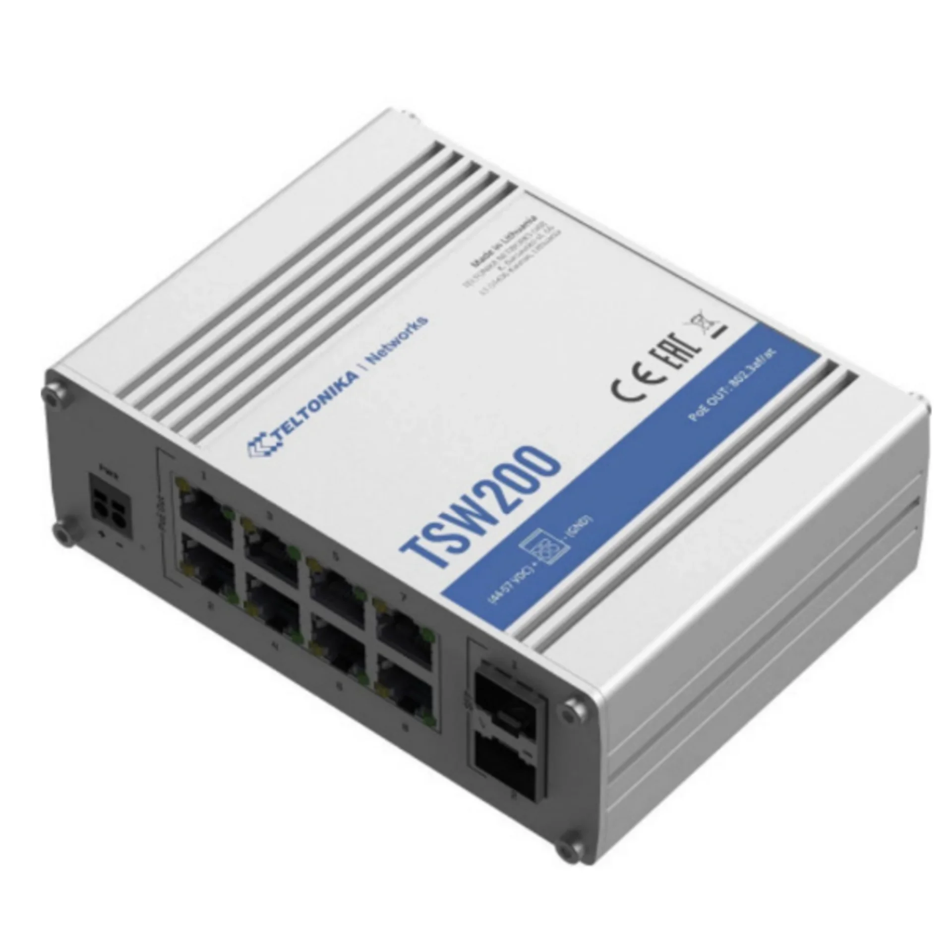 Промышленный PoE коммутатор Teltonika TSW200