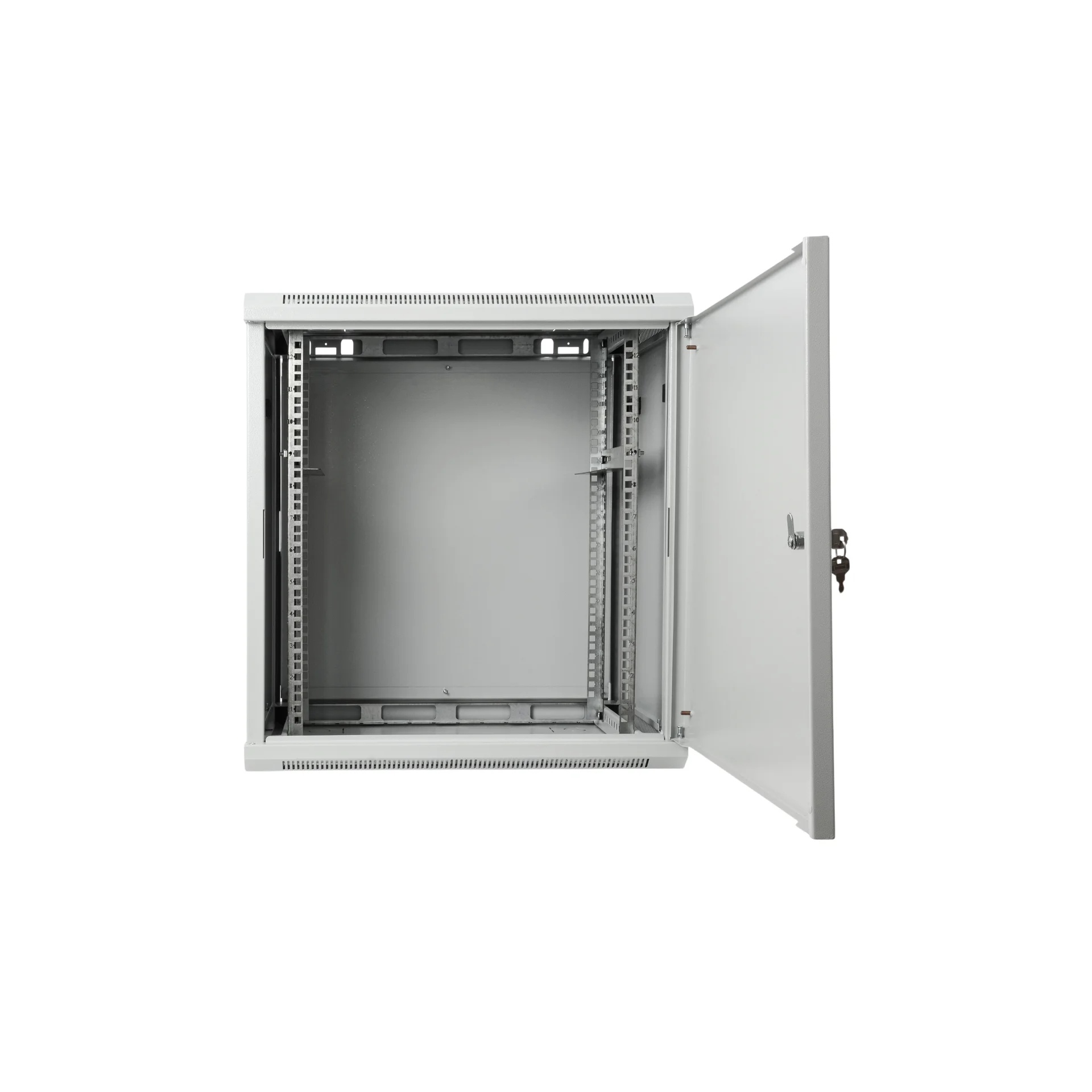 Шкаф телекоммуникационный настенный 12U, 600х450х635 (ШхГхВ) (металлическая дверь)