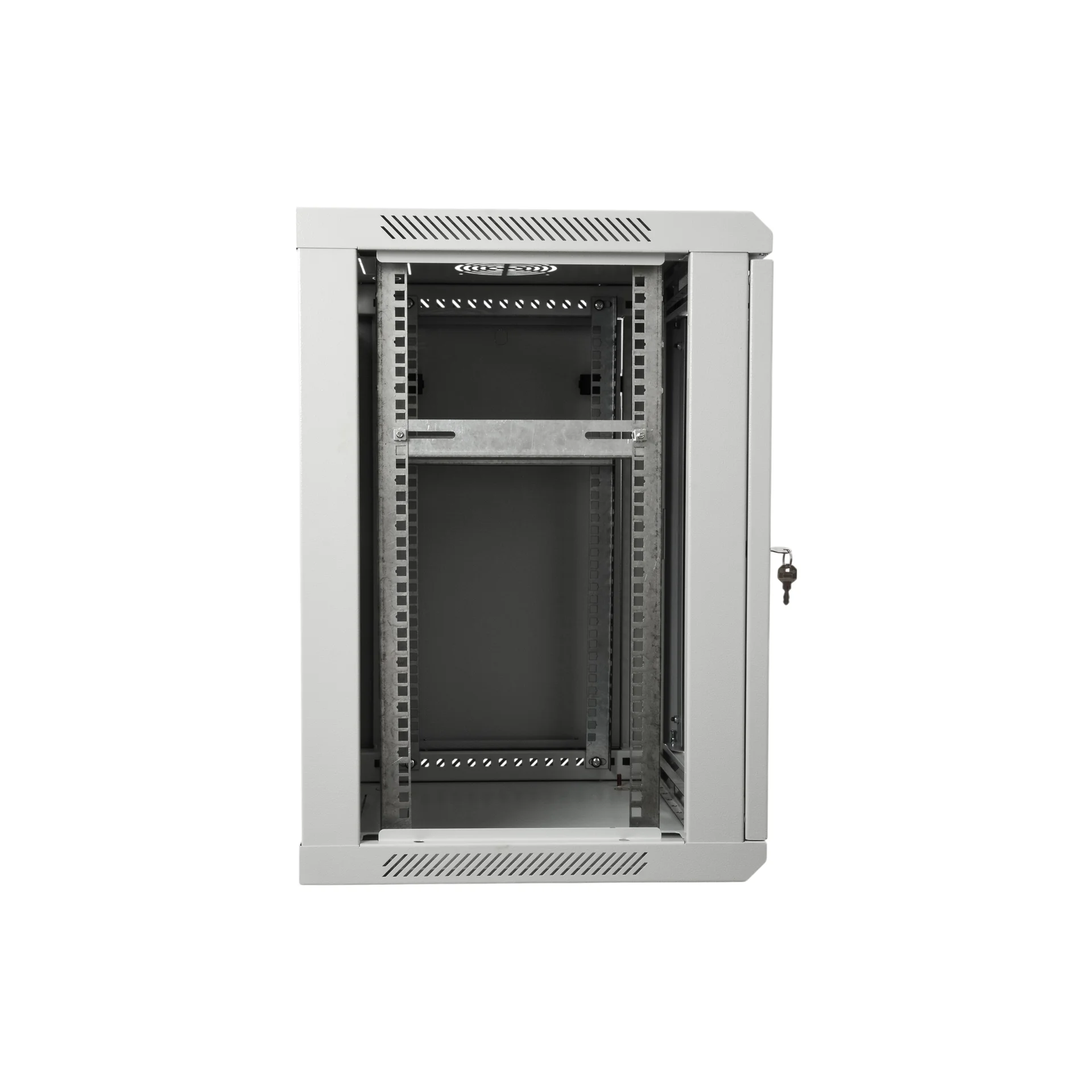 Шкаф телекоммуникационный настенный 12U, 600х450х635 (ШхГхВ) (металлическая дверь)