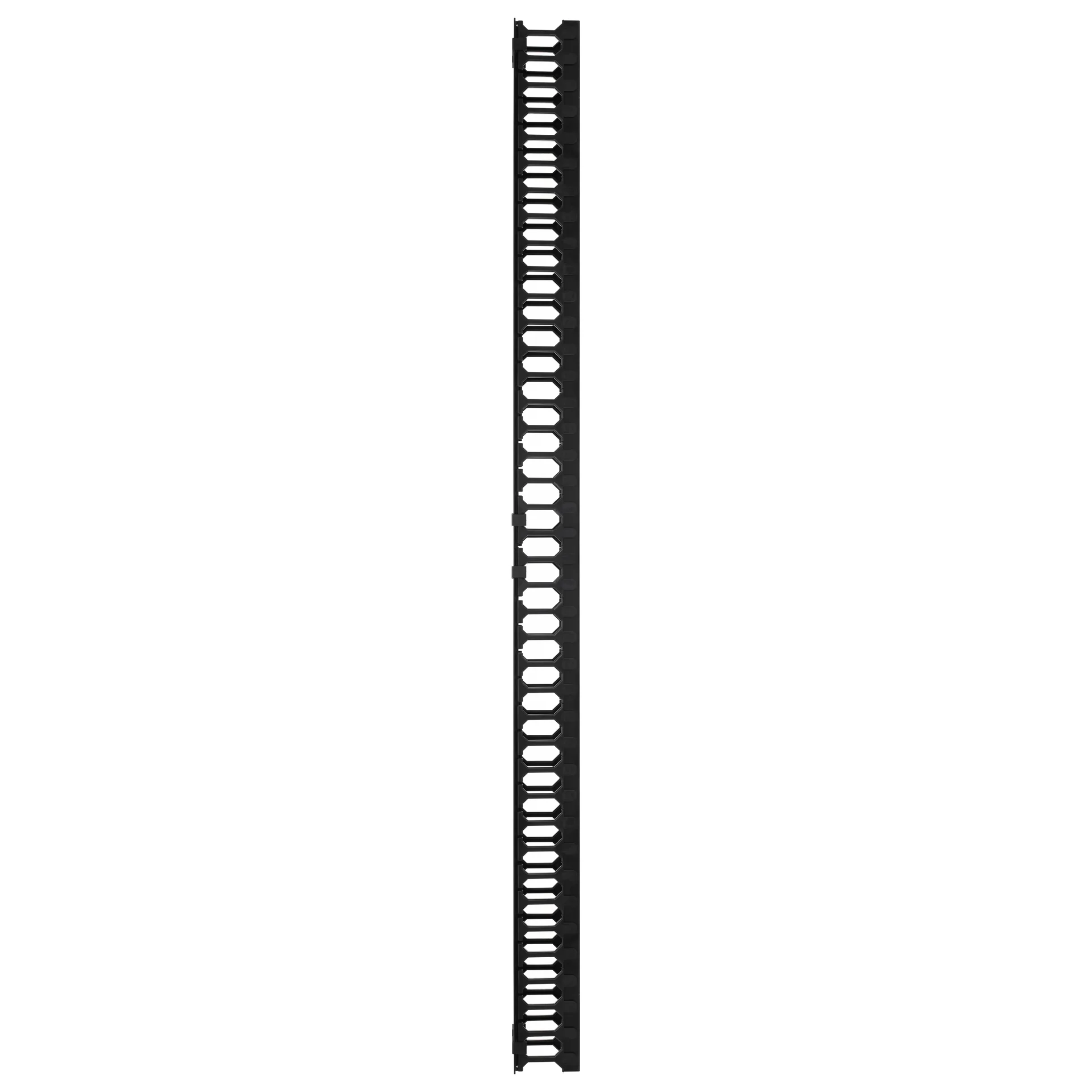Вертикальный кабельный организатор с крышкой, 90х110мм, 48U