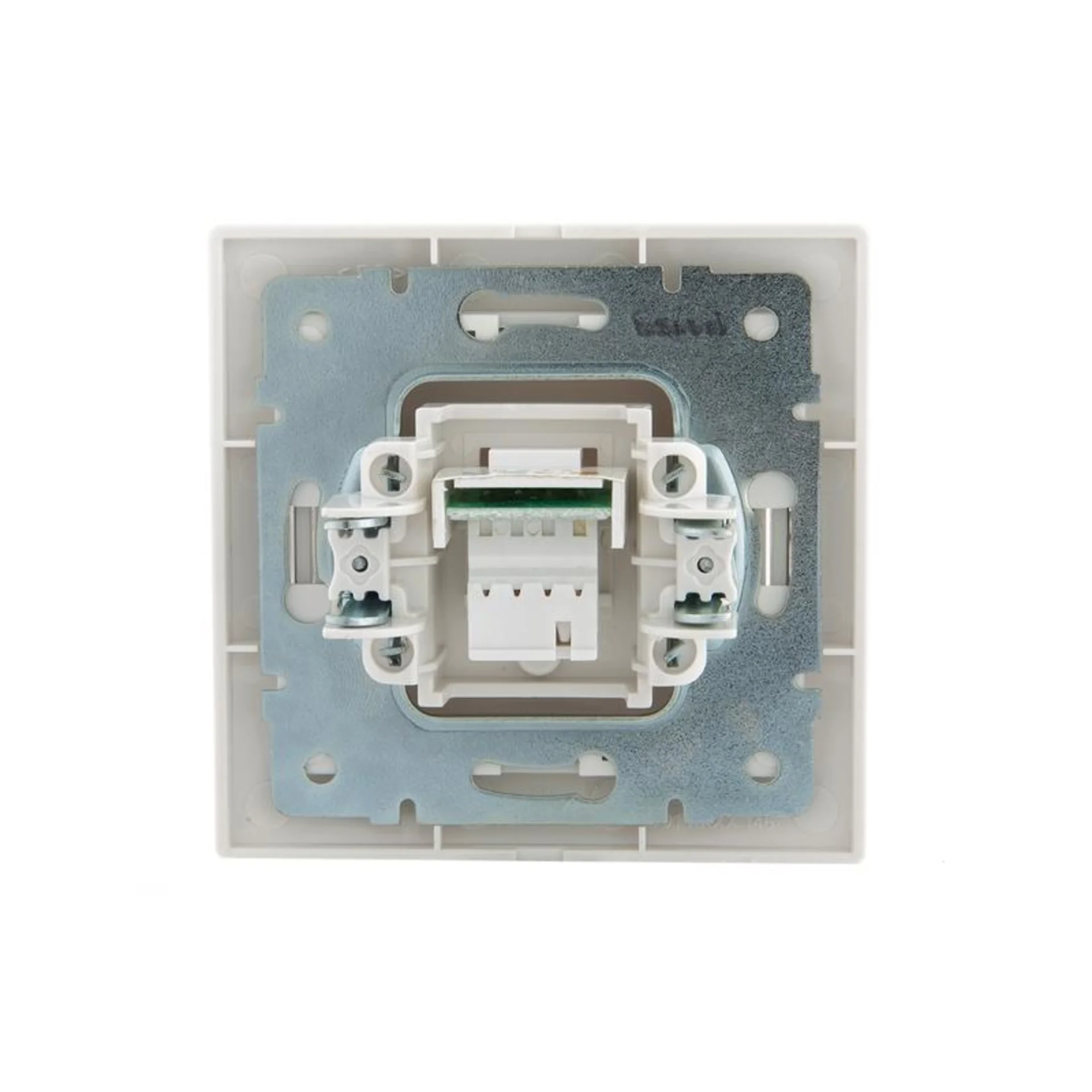 Розетка телефонная 1-м СП Mira RJ11 бел./бел. LEZARD 701-0202-137