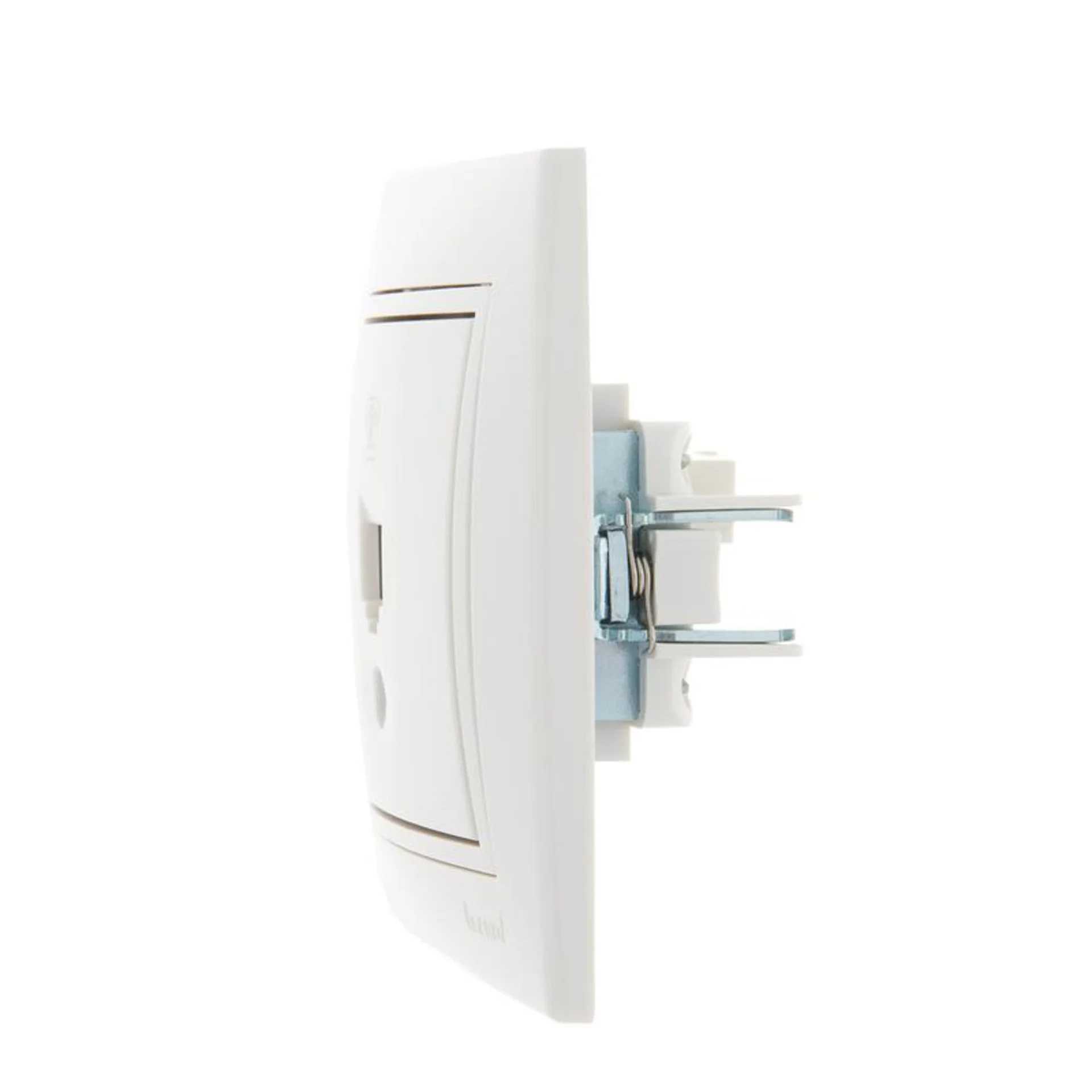 Розетка телефонная 1-м СП Mira RJ11 бел./бел. LEZARD 701-0202-137