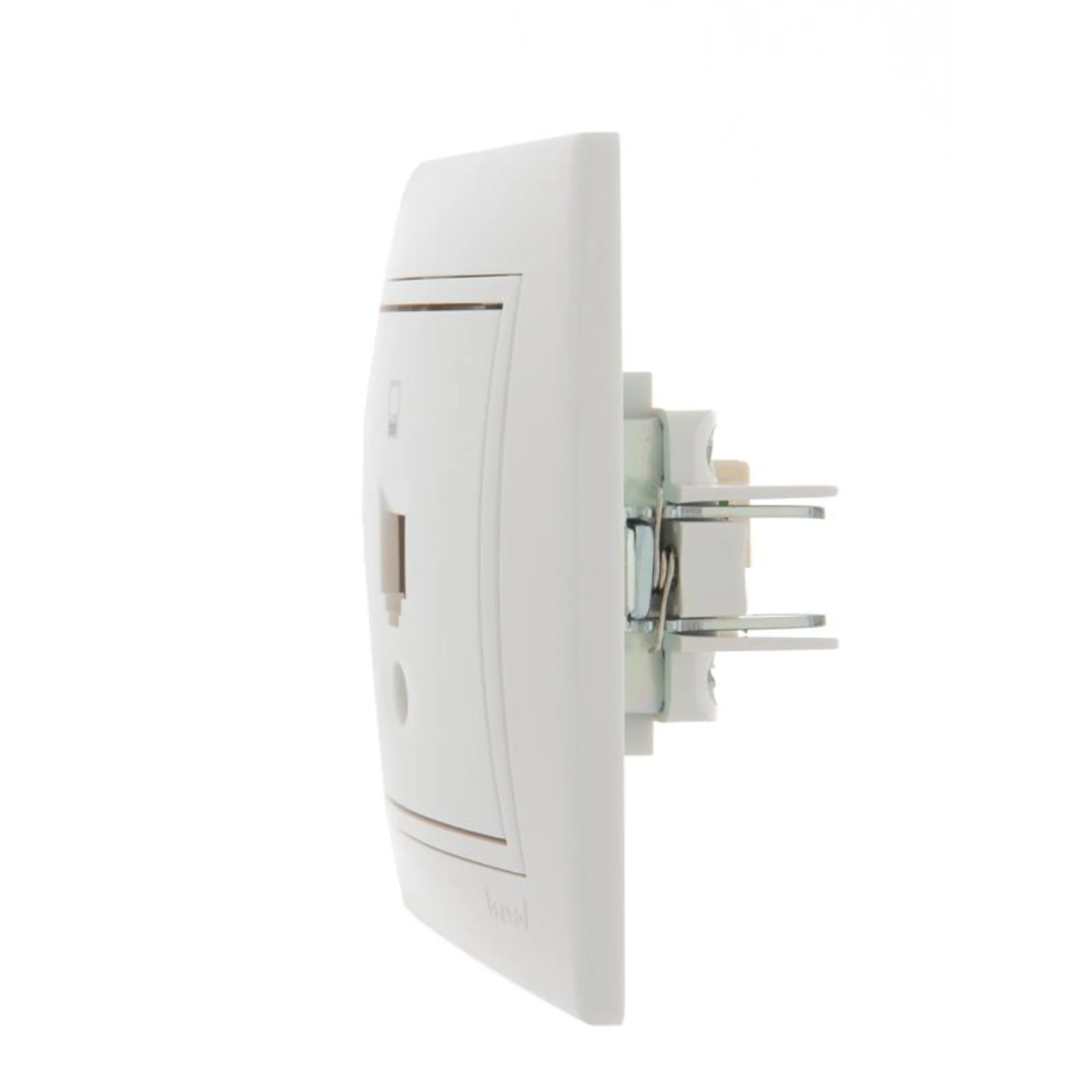 Розетка компьютерная 1-м СП Mira RJ45 бел./бел. LEZARD 701-0202-139