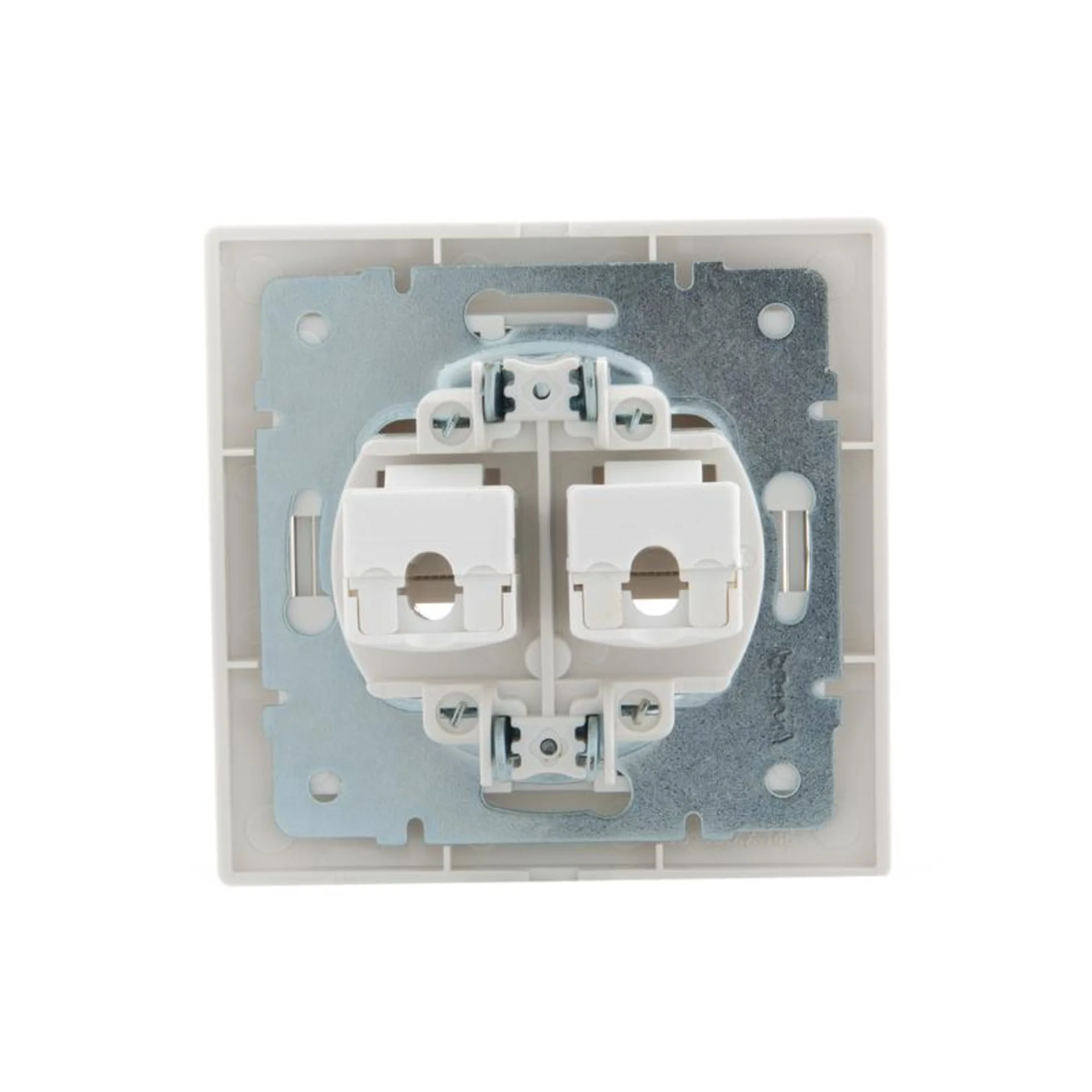 Розетка компьютерная 2-м СП Mira RJ45 бел./бел. LEZARD 701-0202-141