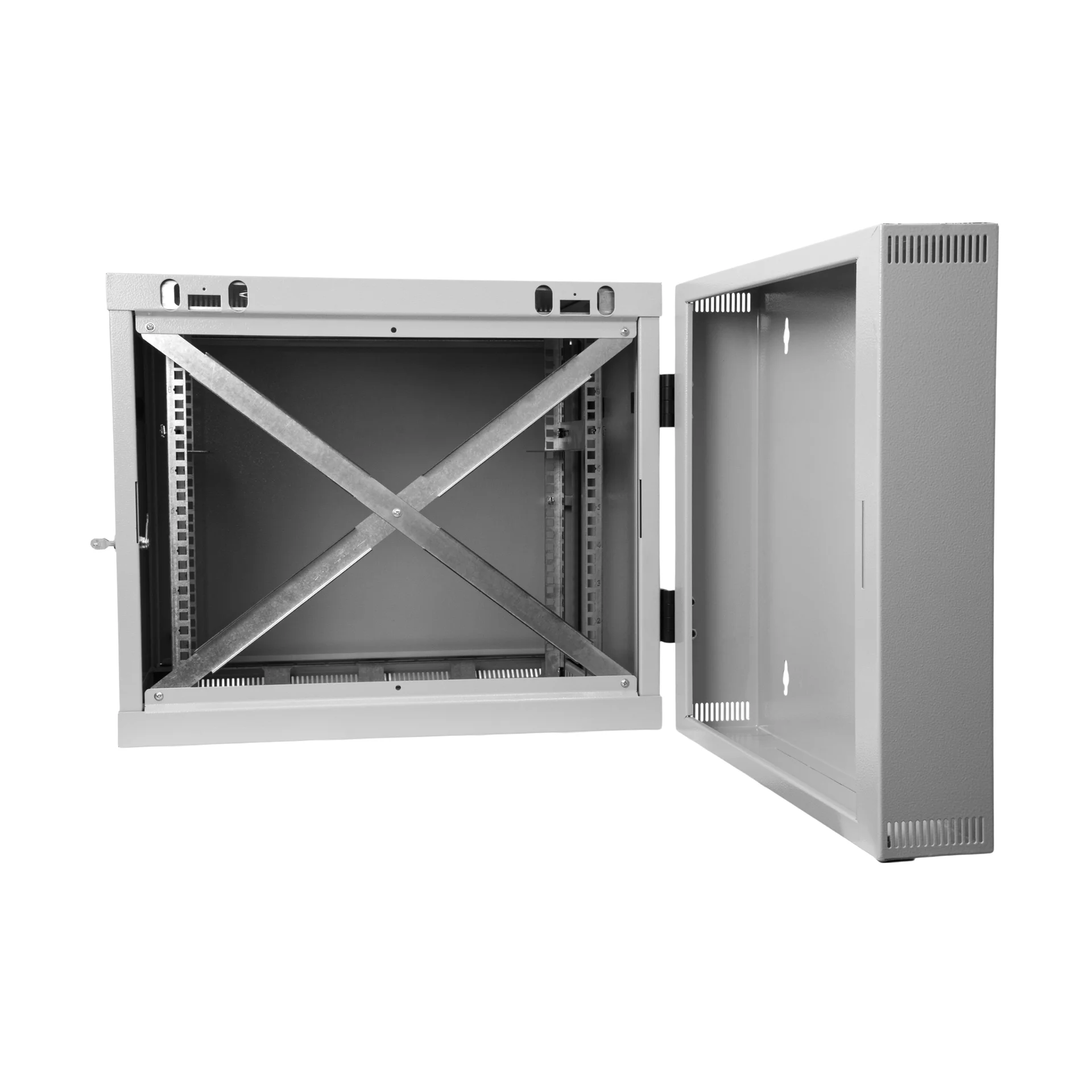 Шкаф телекоммуникационный настенный 9U, 600х550х500мм двухсекционный