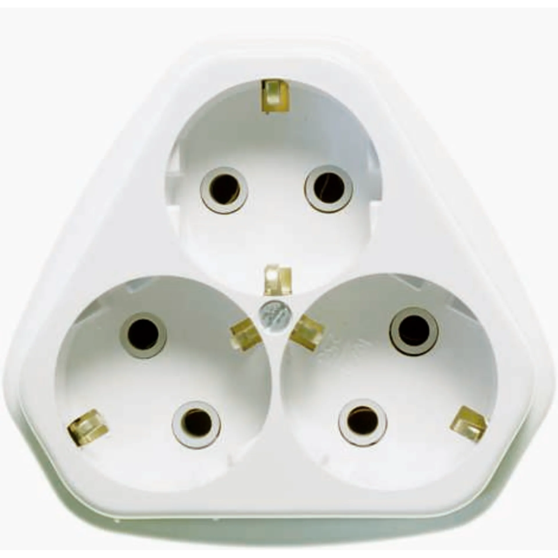 Розетка 3-м СП РС10/16-835 16А IP20 с заземл. бел. Кунцево 5929