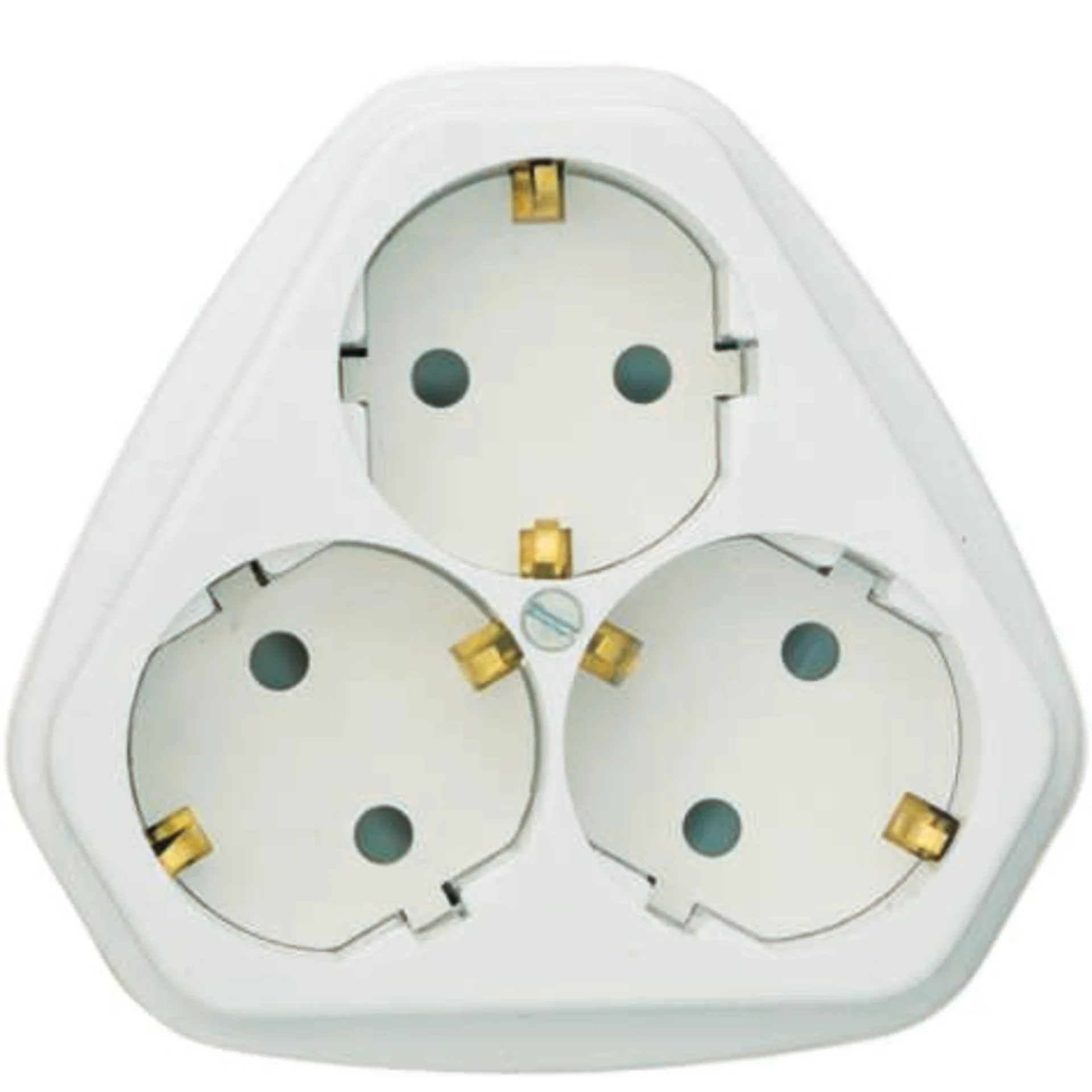 Розетка 3-м СП РС10/16-503 16А IP20 с заземл. защ. шторки бел. Кунцево 5930