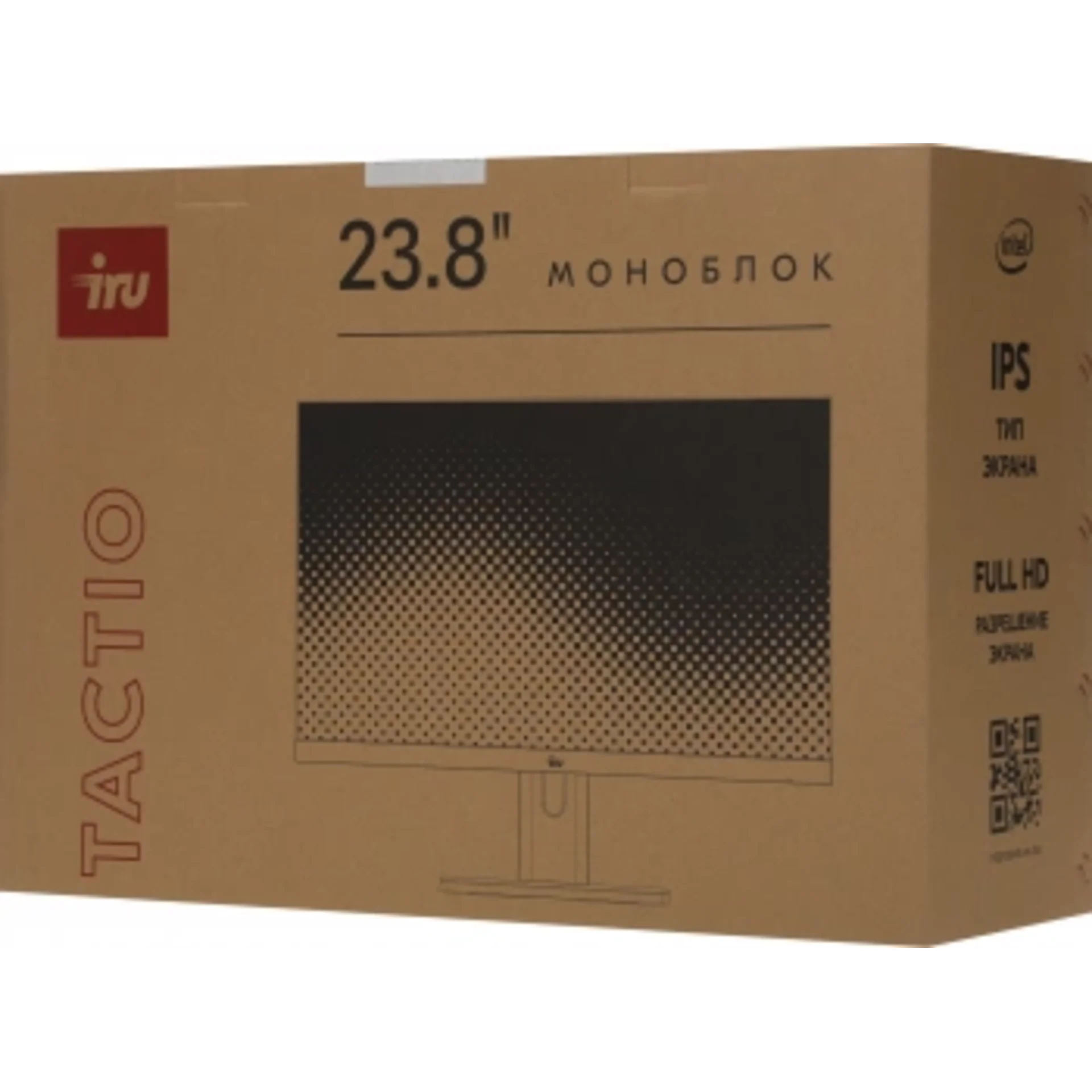 Моноблок IRU Tactio 23.8" Full HD i5 12450H (2) 32Gb SSD1Tb без ОС GbitEth WiFi BT 90W Cam