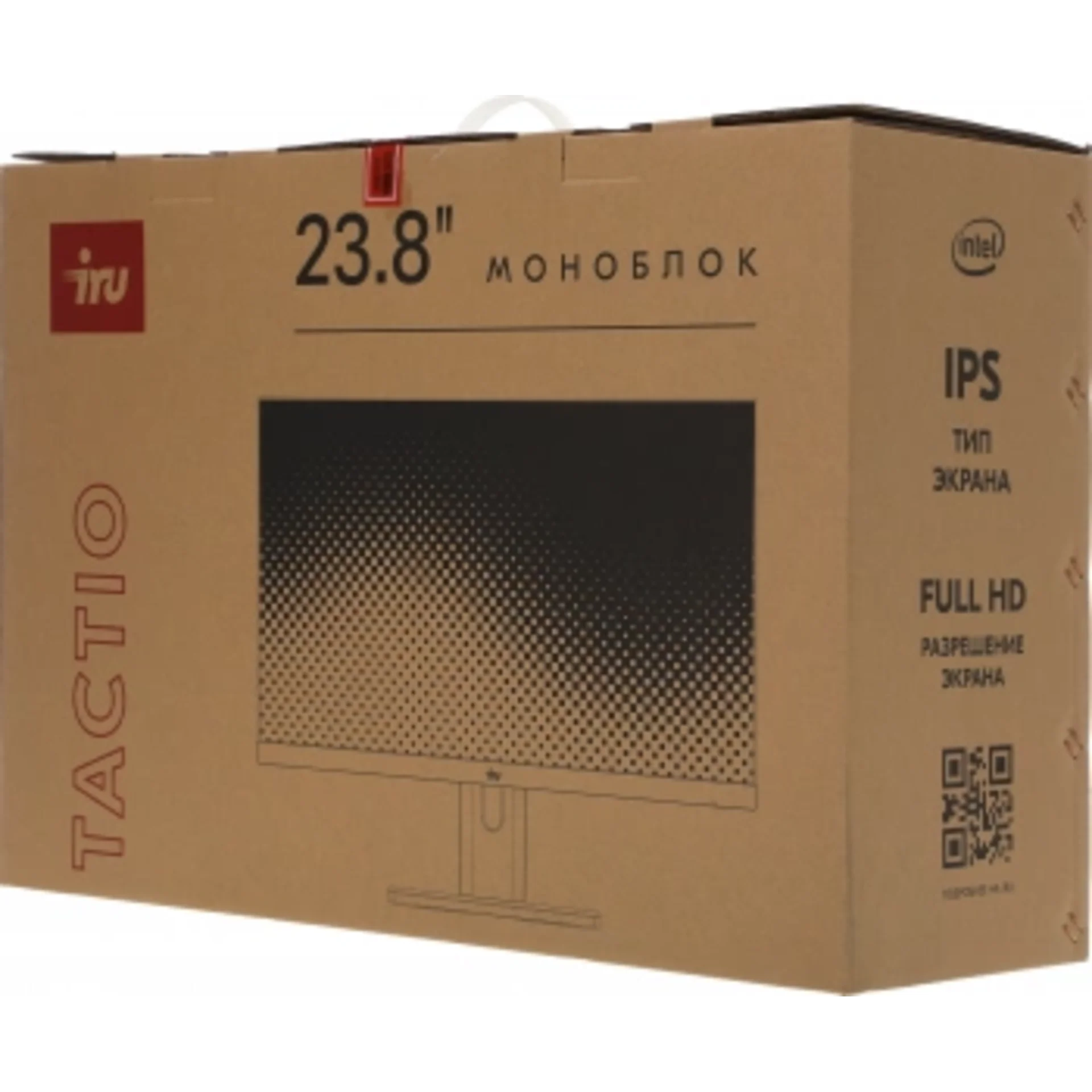 Моноблок IRU Tactio 23.8" Full HD i5 12450H (2) 32Gb SSD1Tb Windows 11 Pro GbitEth WiFi BT 90W Cam