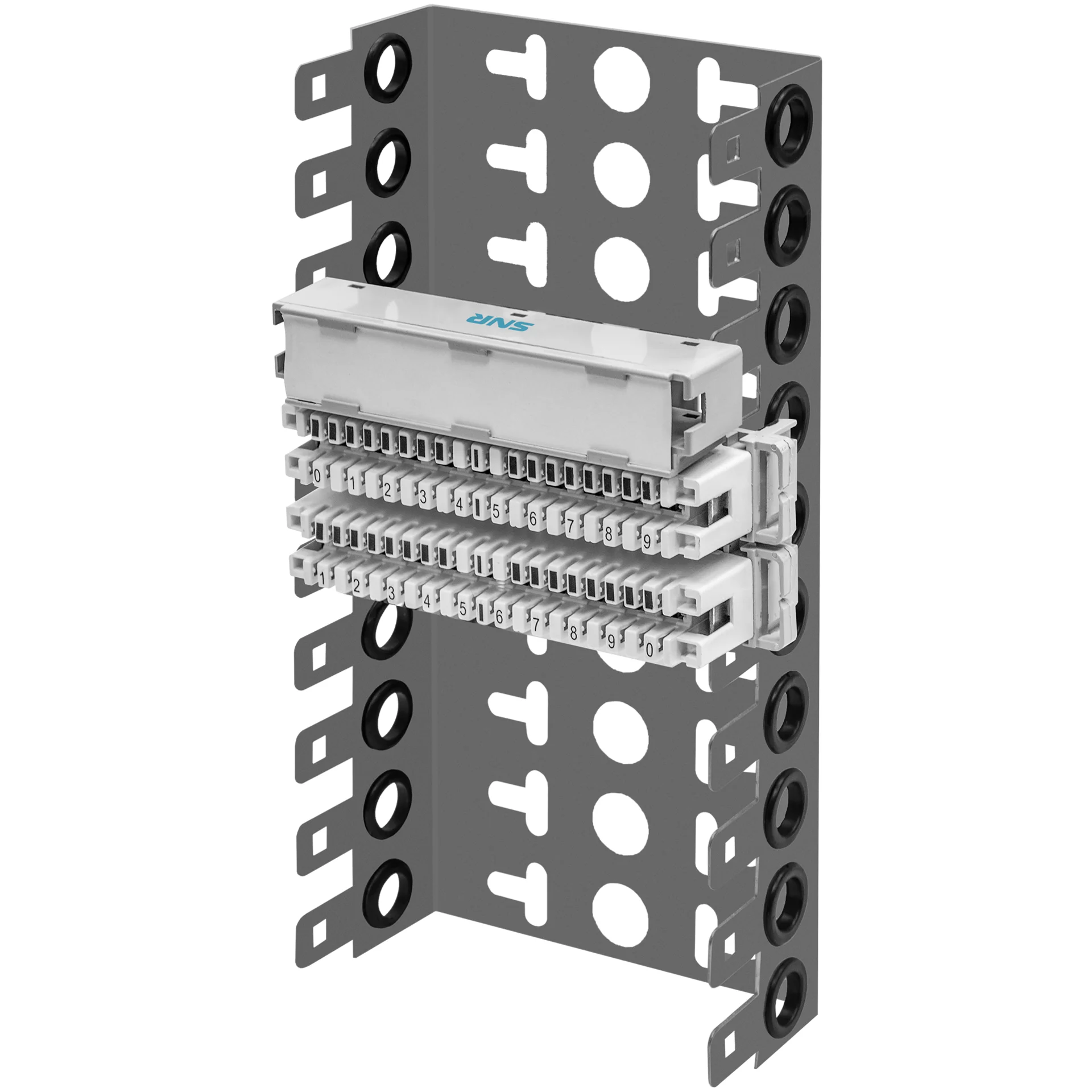 Плинт размыкаемый LSA-PROFIL 10 пар, универсальный, маркировка 1…0