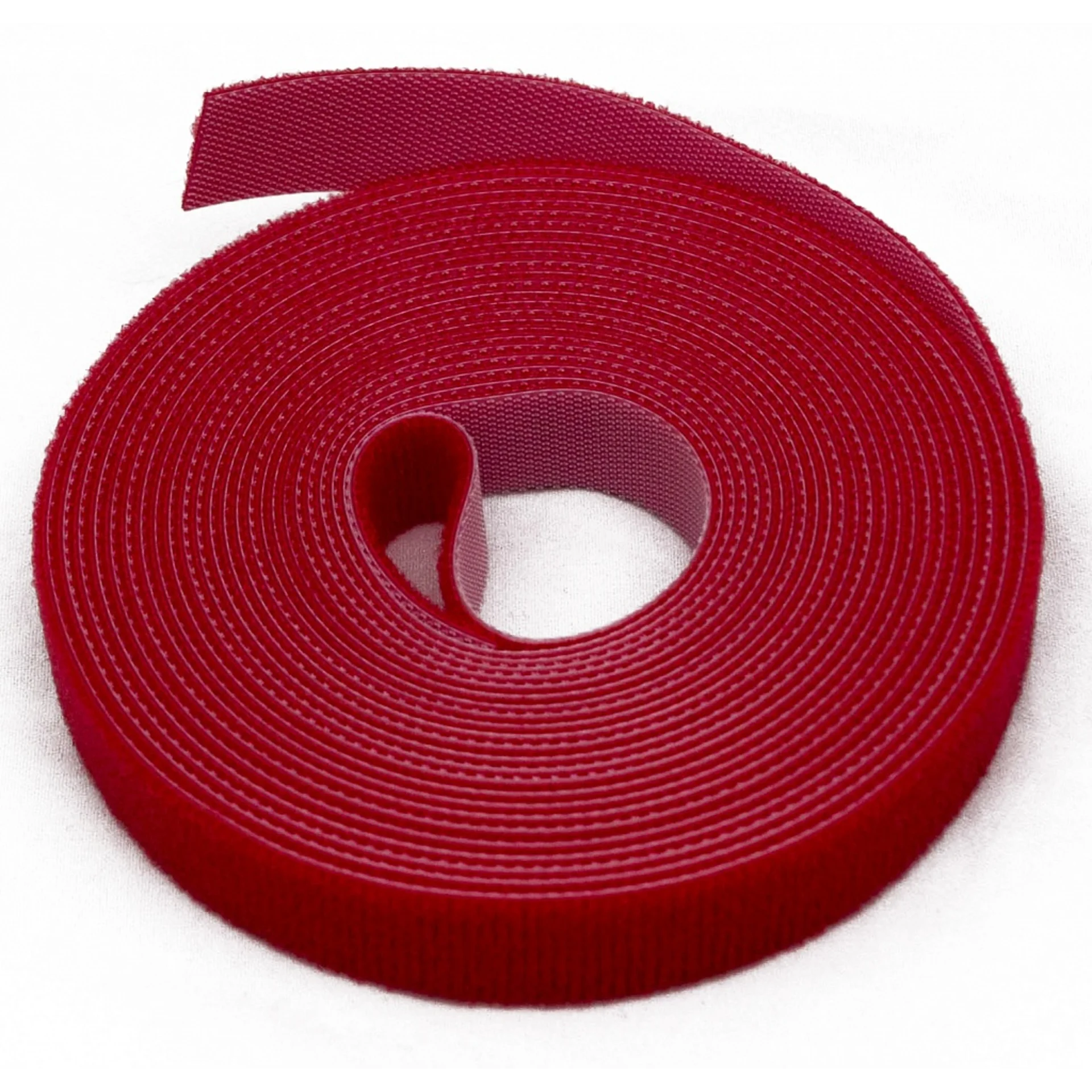 Лента (липучка) в рулоне, ширина 16 мм, длина 5 м, красная