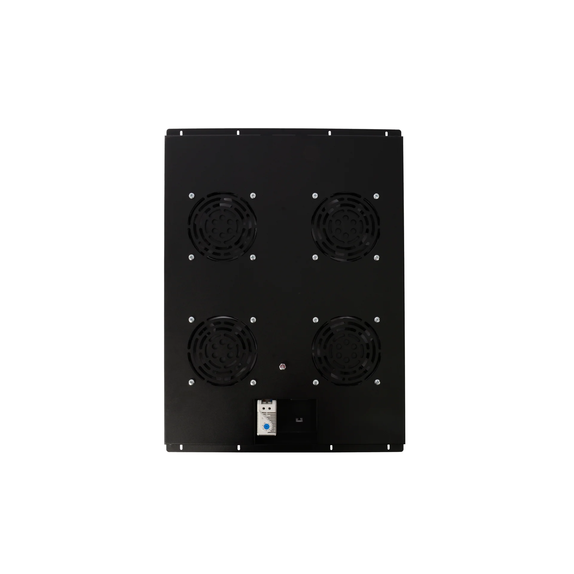 Блок вентиляторов для шкафов TFC глубиной 800мм, 4 вентилятора с терморегулятором, черный