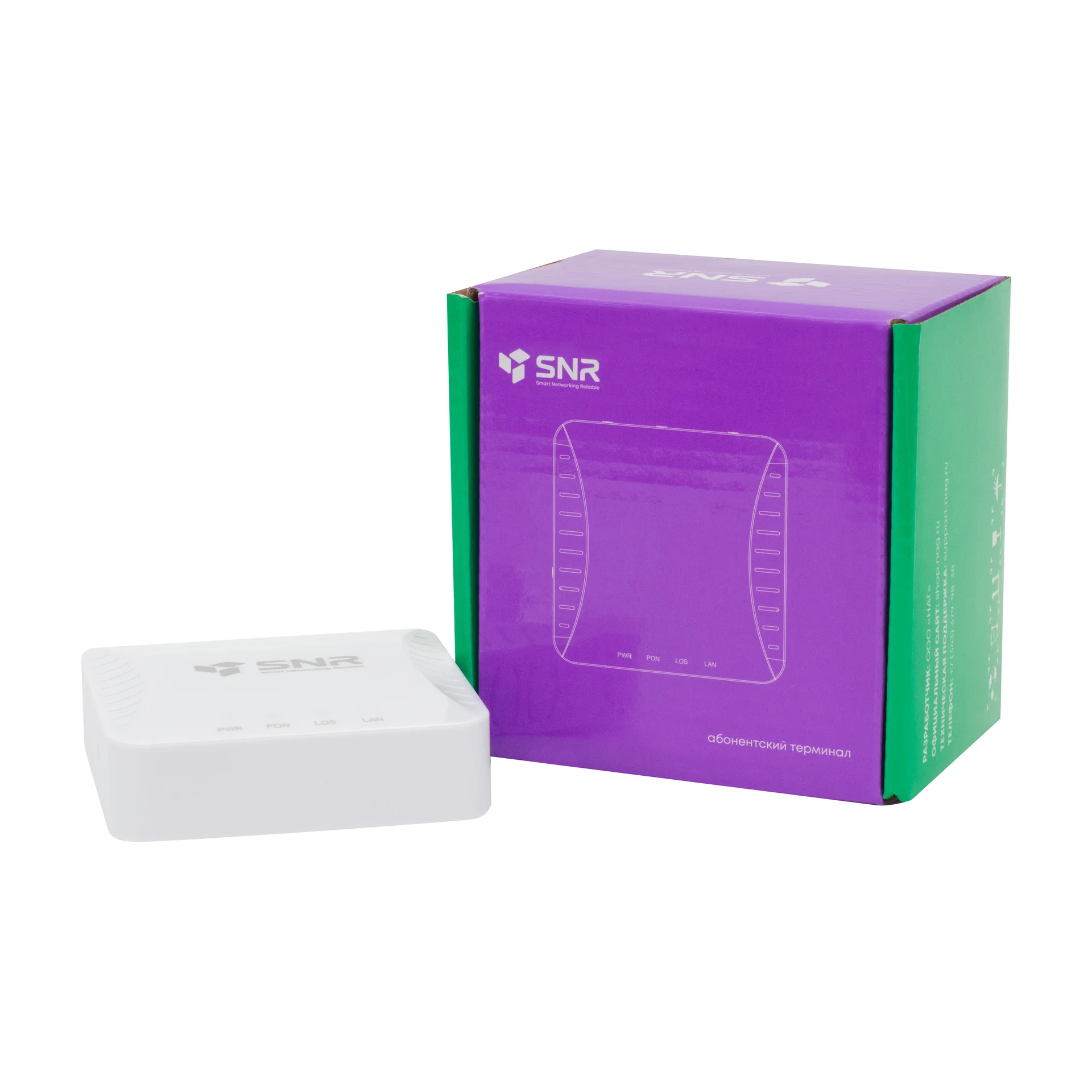 Абонентский терминал ONU GPON, 1 порт 10/100/1000Base-T, в мини корпусе.