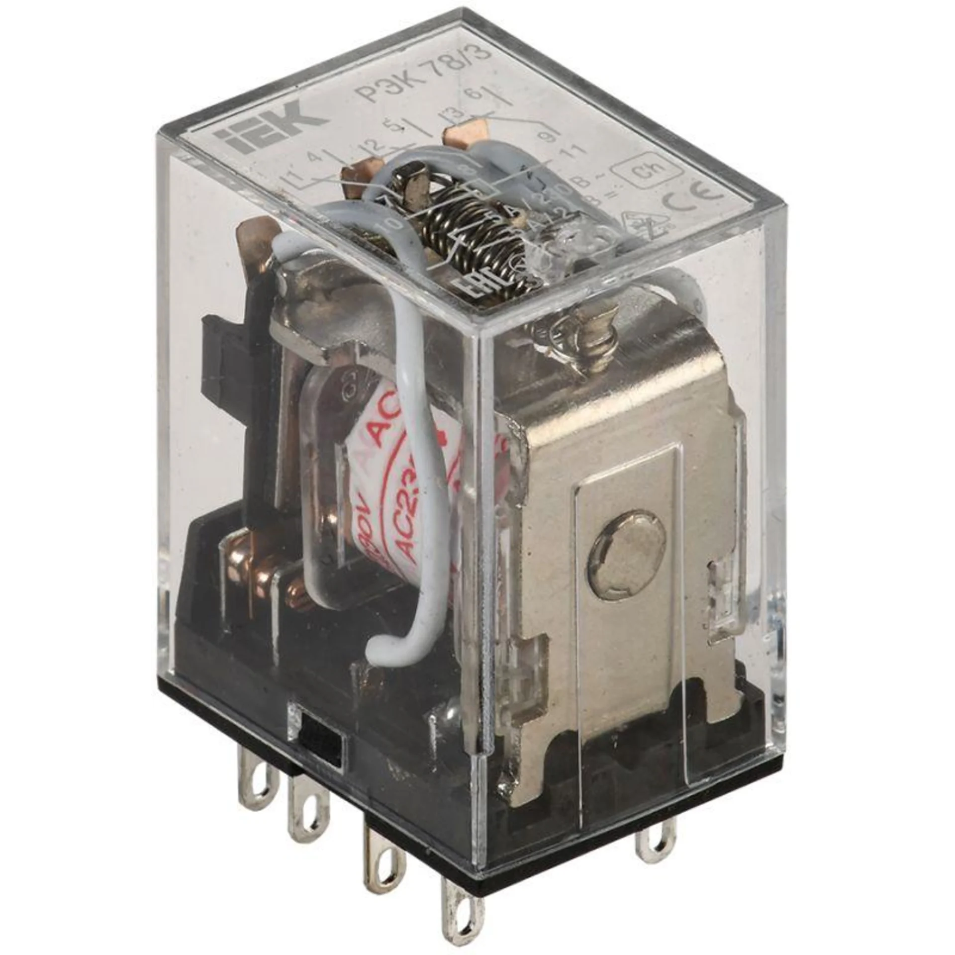 Реле РЭК 78-3 5А 220В AC IEK RRP20-3-05-220A