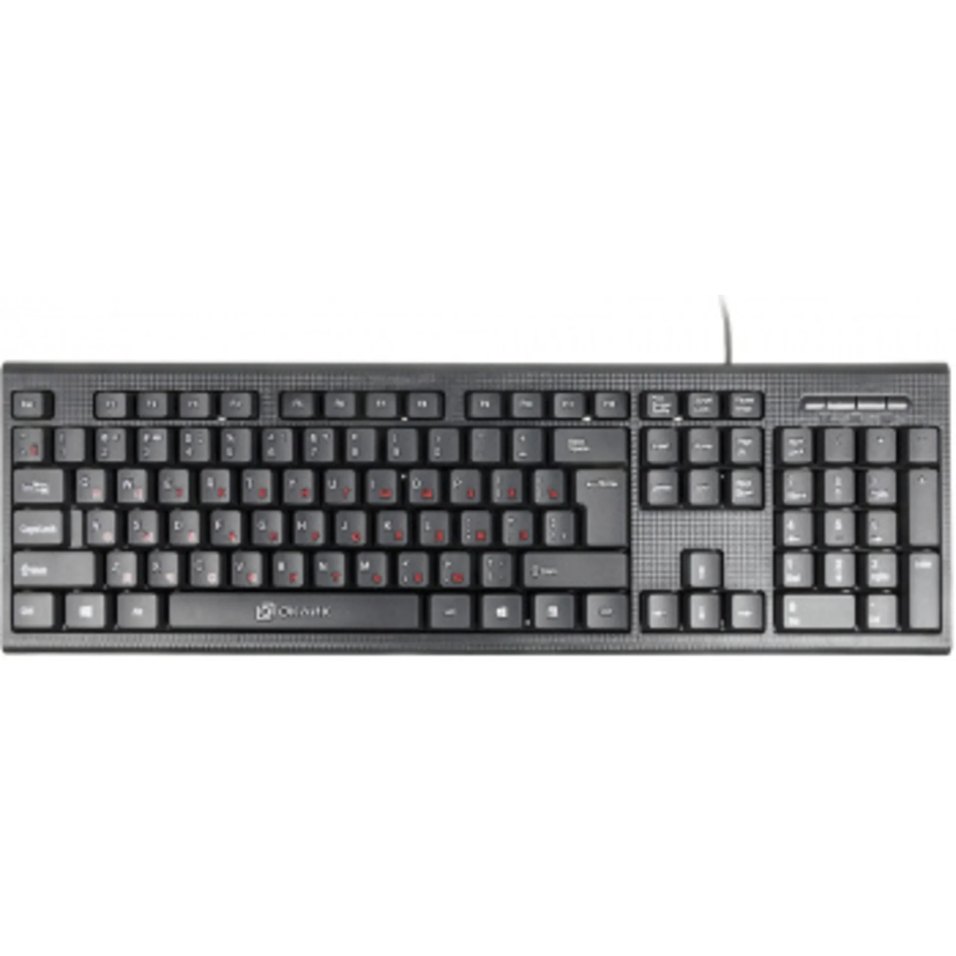 Клавиатура Оклик 120M черный USB (1083044)