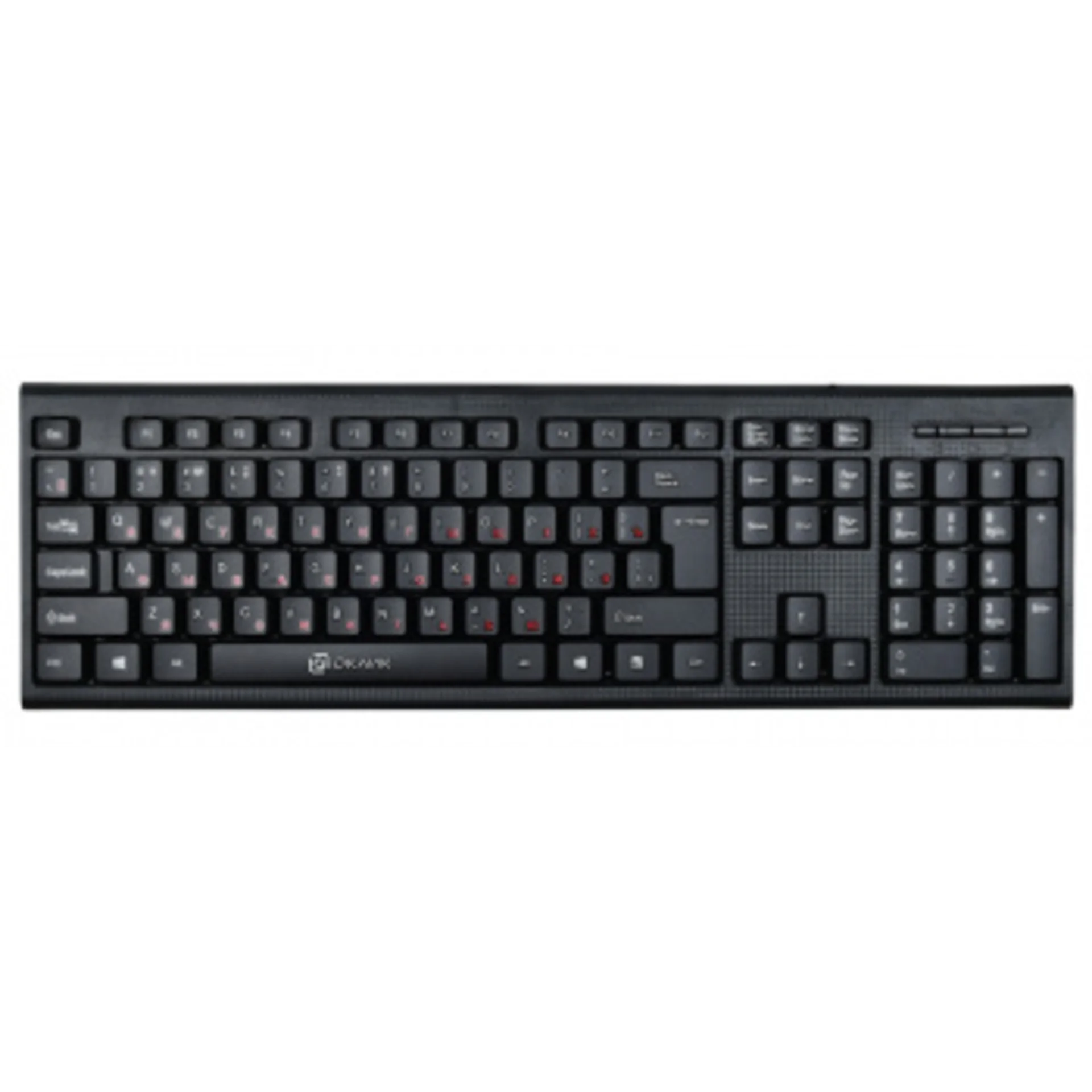 Клавиатура Оклик 120M черный USB (1083044)