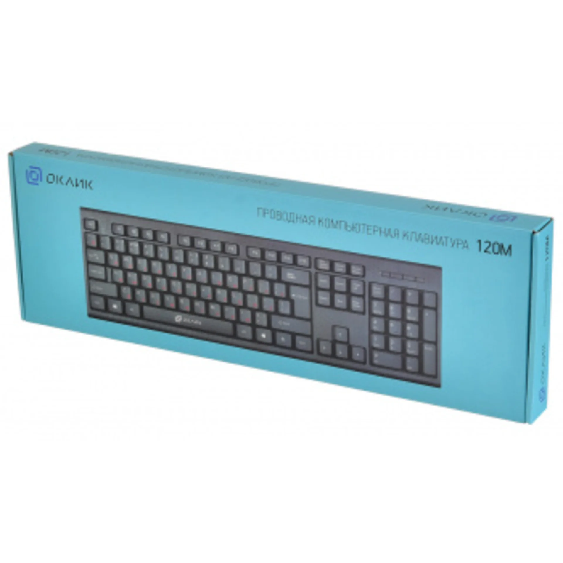 Клавиатура Оклик 120M черный USB (1083044)
