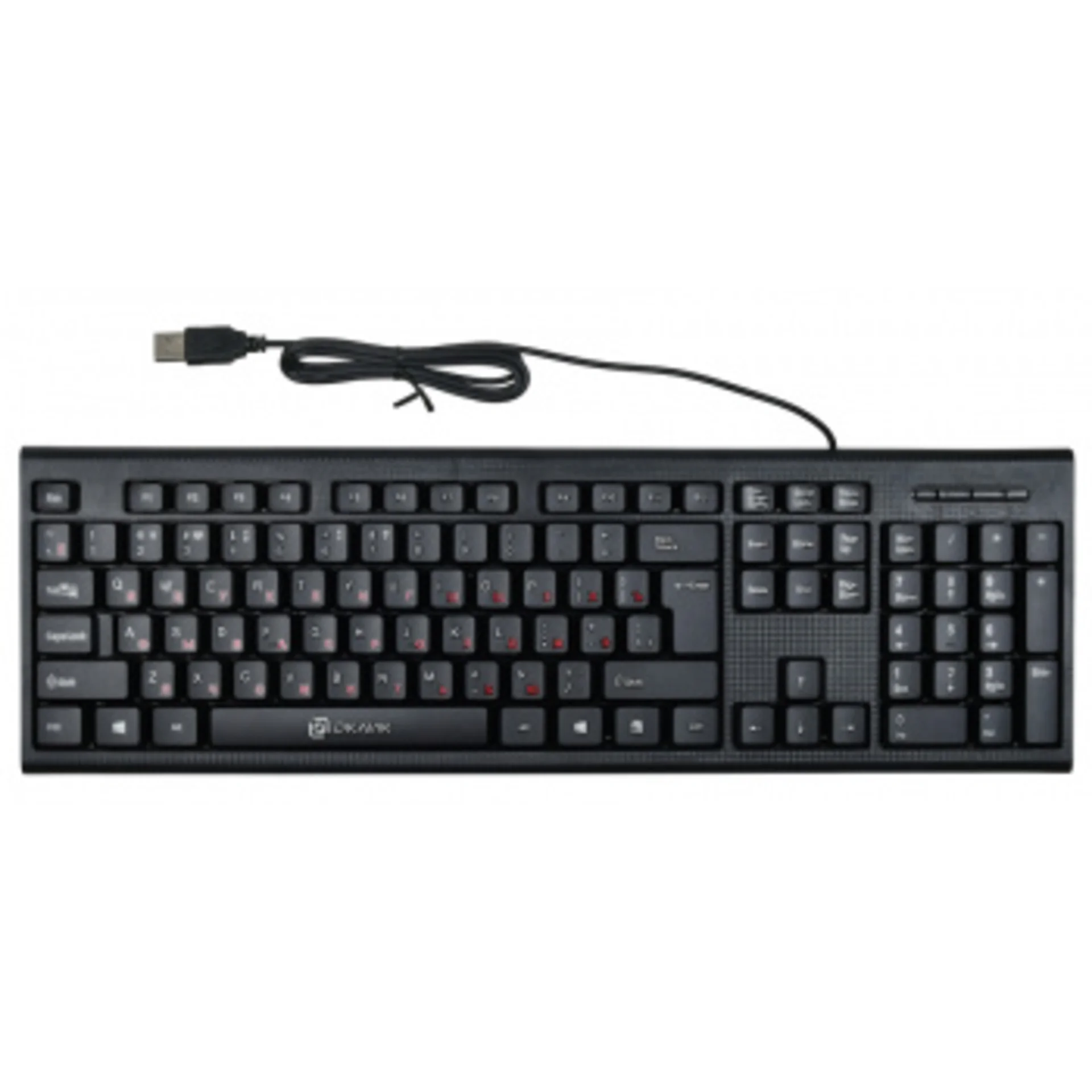 Клавиатура Оклик 120M черный USB (1083044)