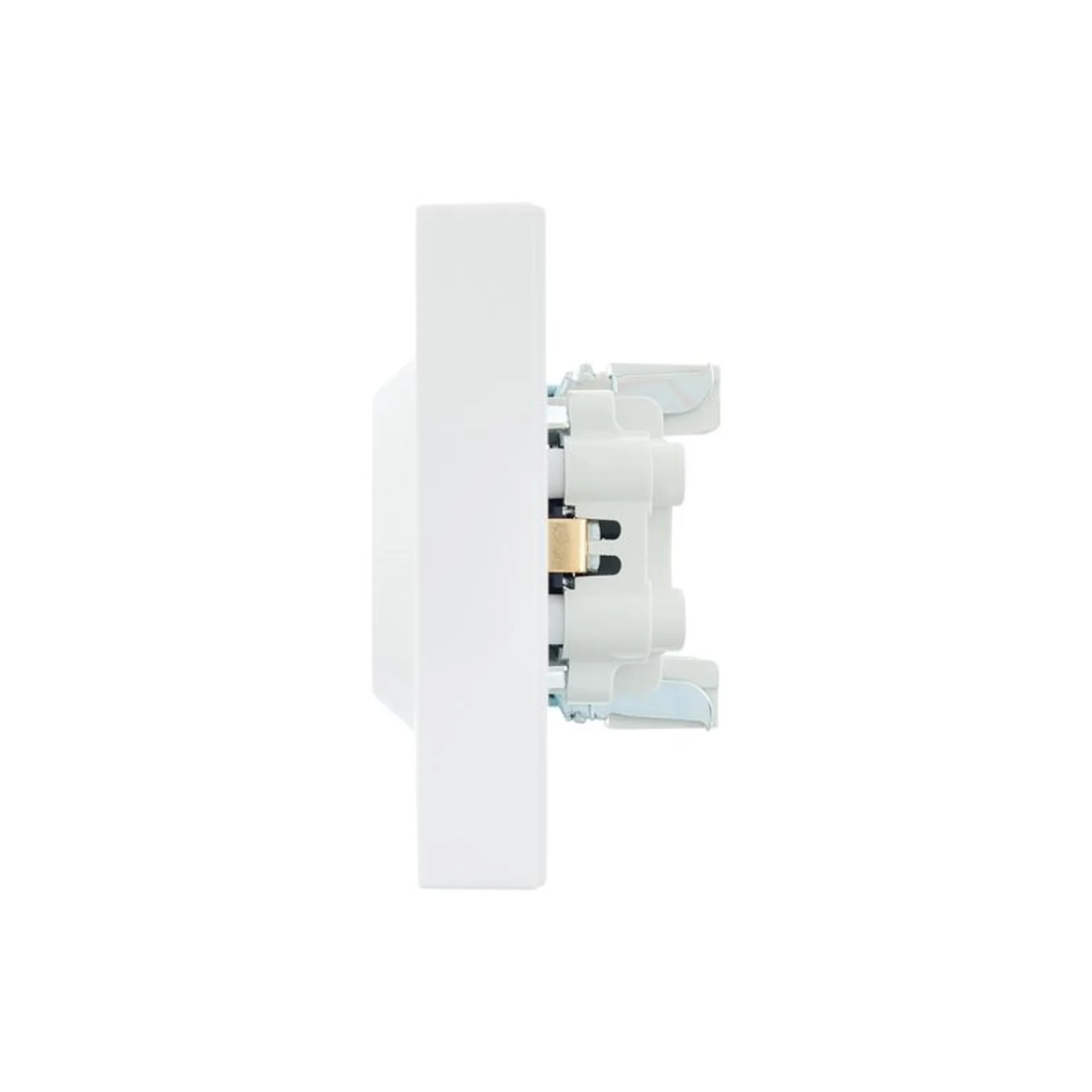 Розетка 2-м СП VESNA с заземл. ПБТ бел. LEZARD 742-0200-127B